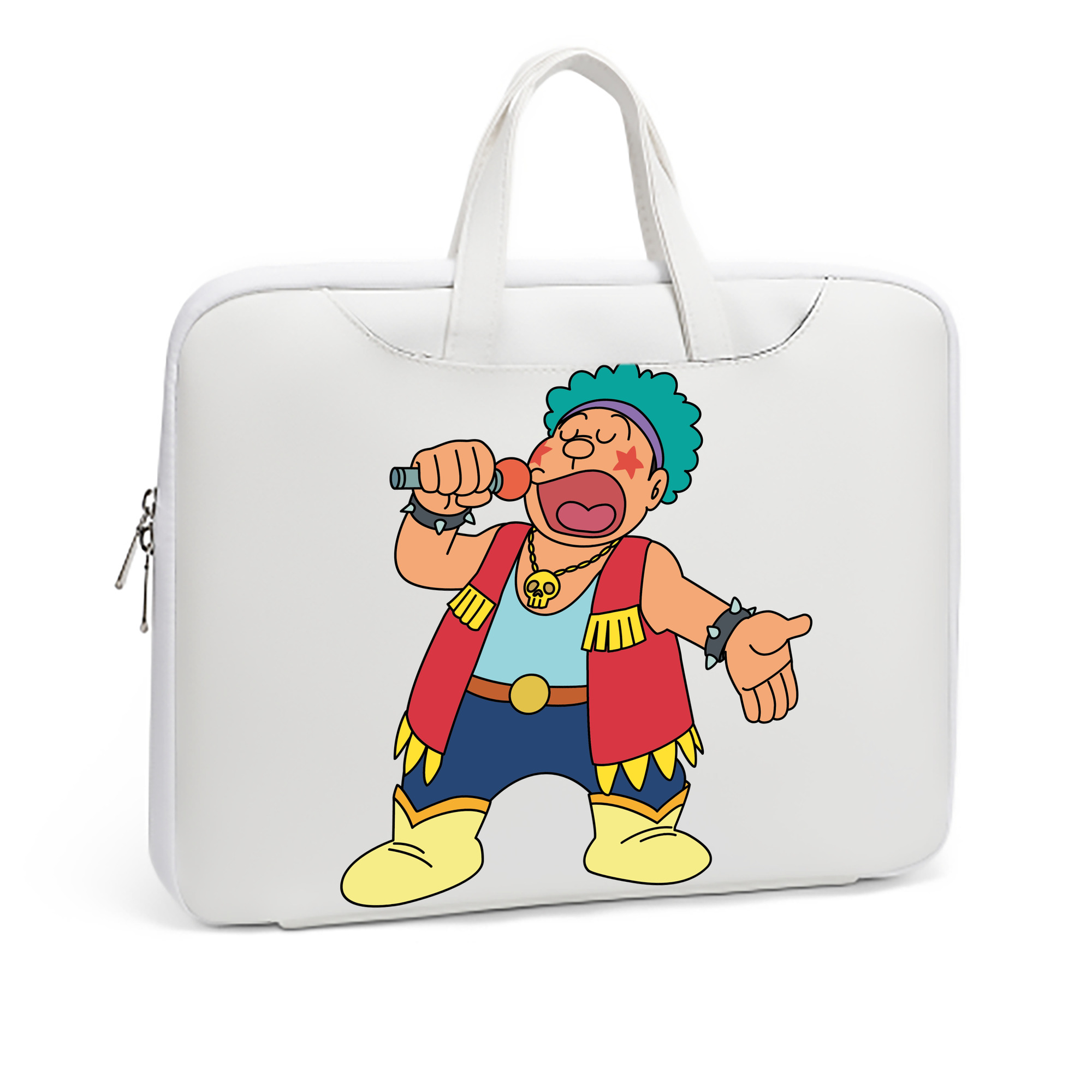 （画像用） ドラえもん 剛田武 Doraemon Gouta Takeshi レザーラップトップバッグ　ノートパソコンケース
