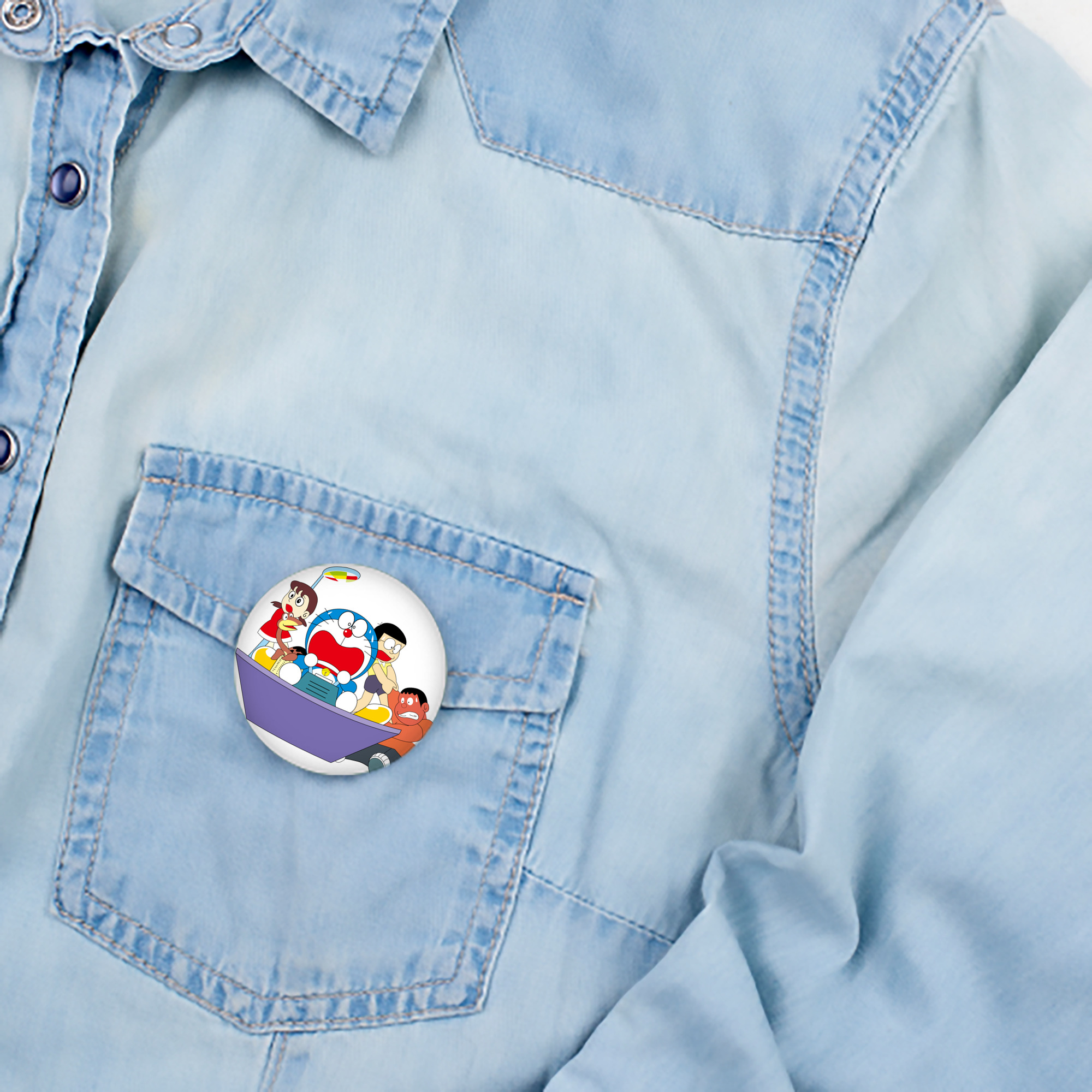 ドラえもん Doraemon 6cm 缶バッジ 複数セット