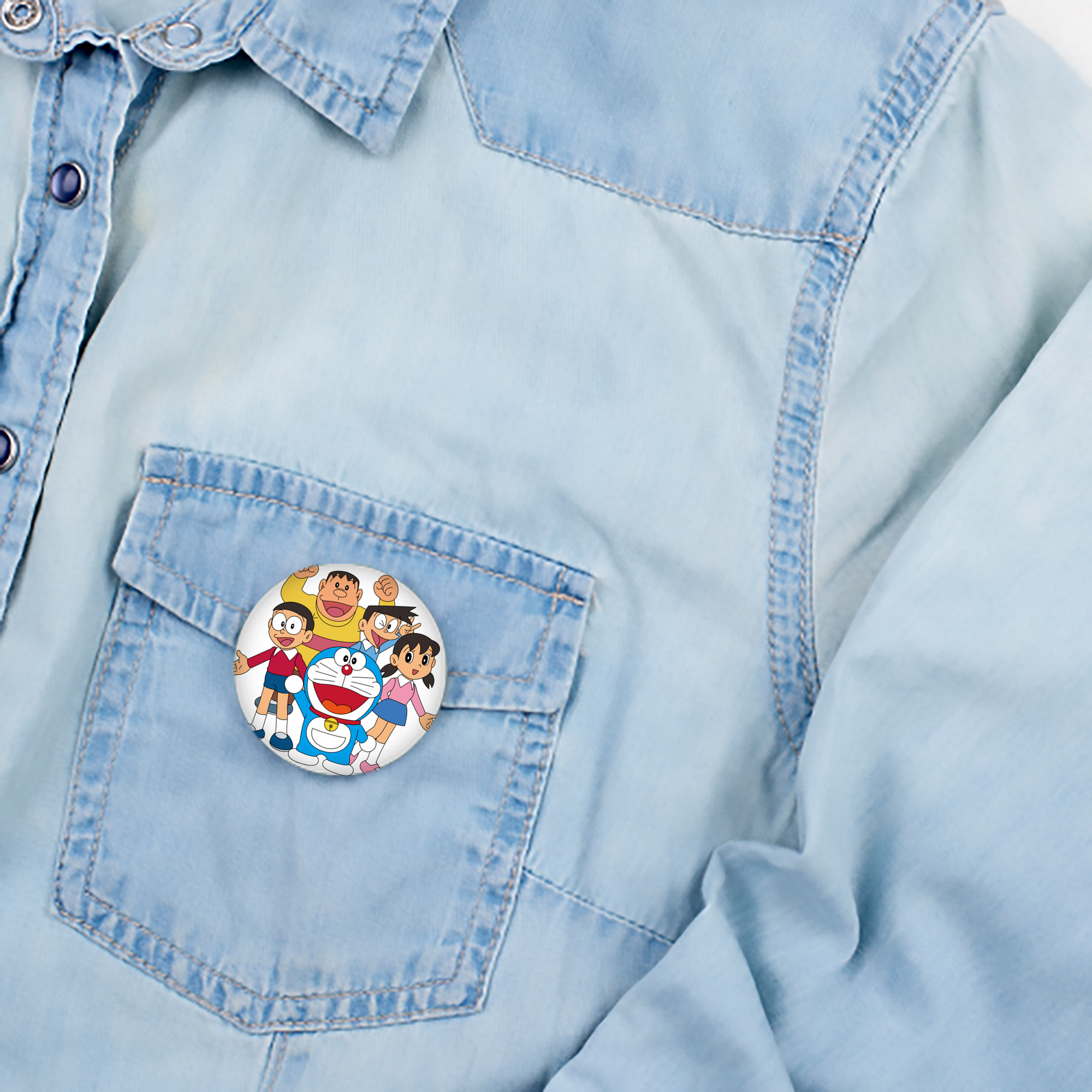 ドラえもん 骨川 スネ夫 Doraemon Honekawa Suneo 6cm 缶バッジ 複数セット