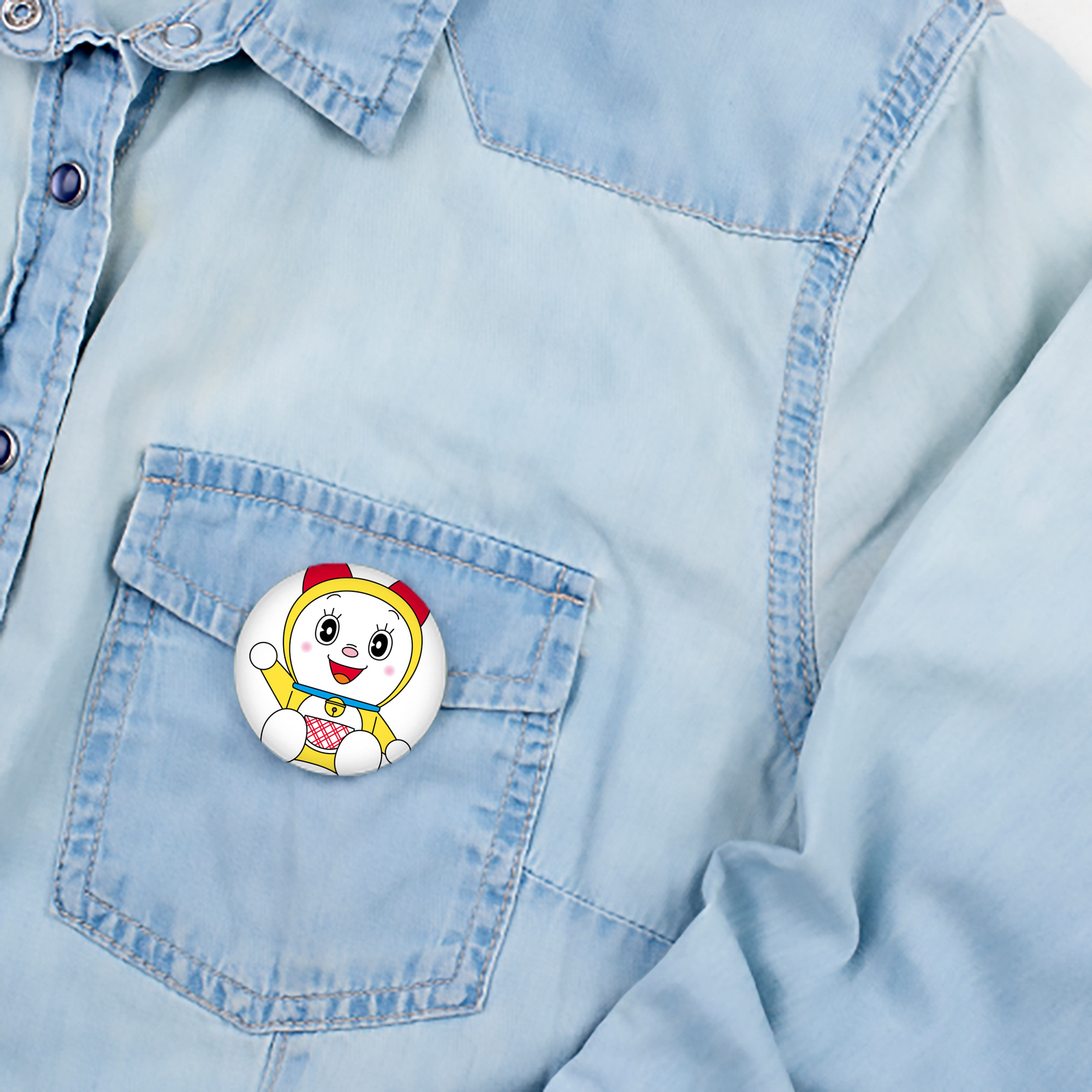 ドラえもん ドラミ Doraemon Dorami 6cm 缶バッジ 複数セット