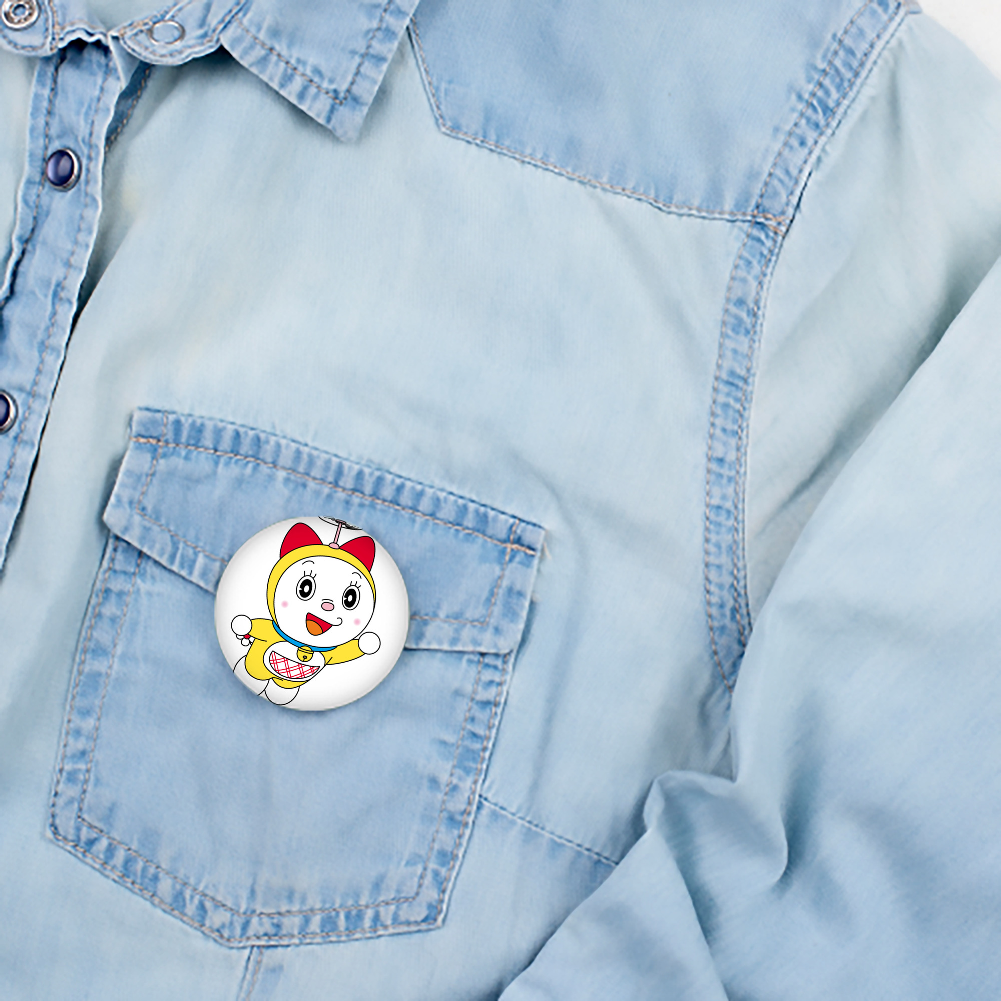 ドラえもん ドラミ Doraemon Dorami 6cm 缶バッジ 複数セット