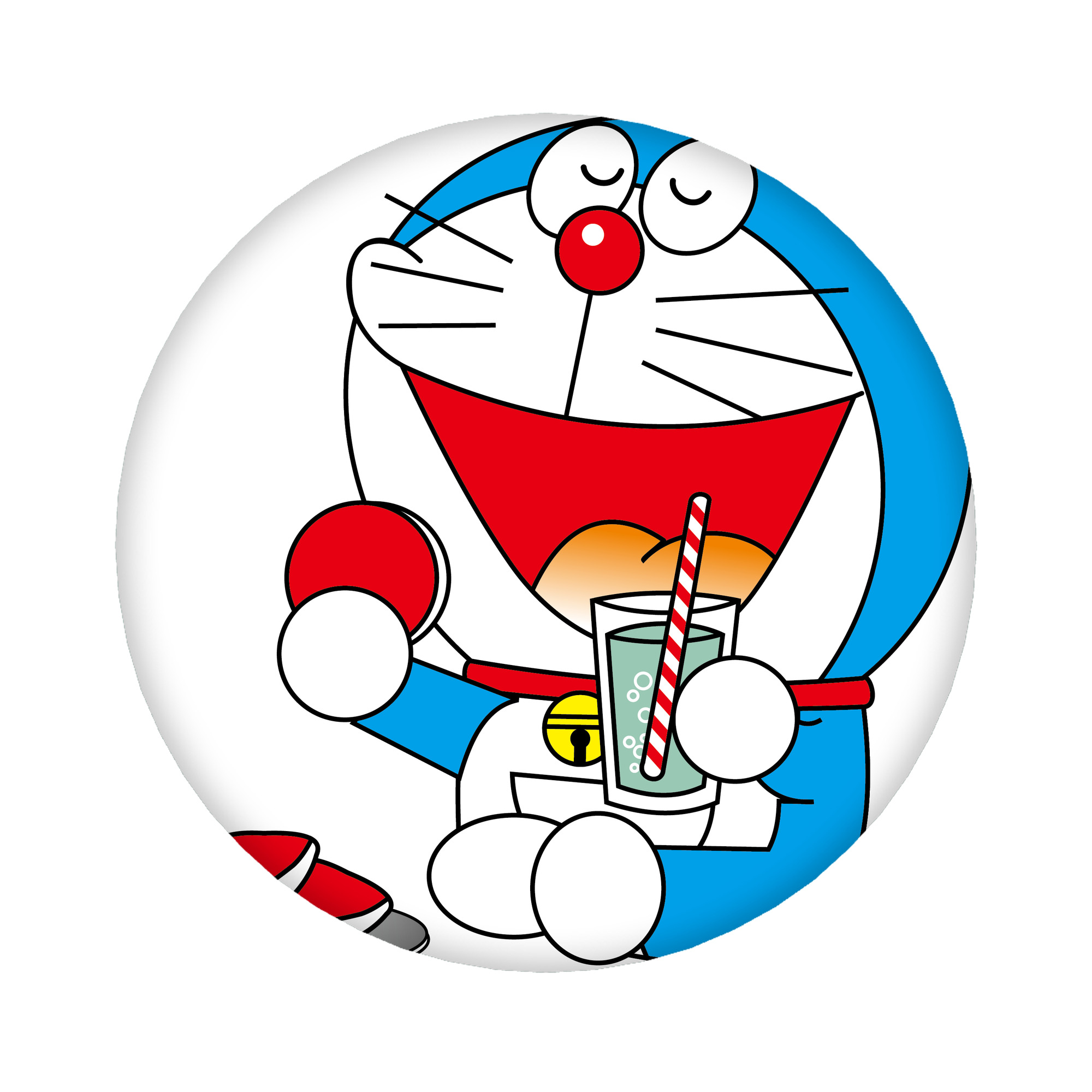 （画像用） ドラえもん Doraemon 6cm 缶バッジ 複数セット