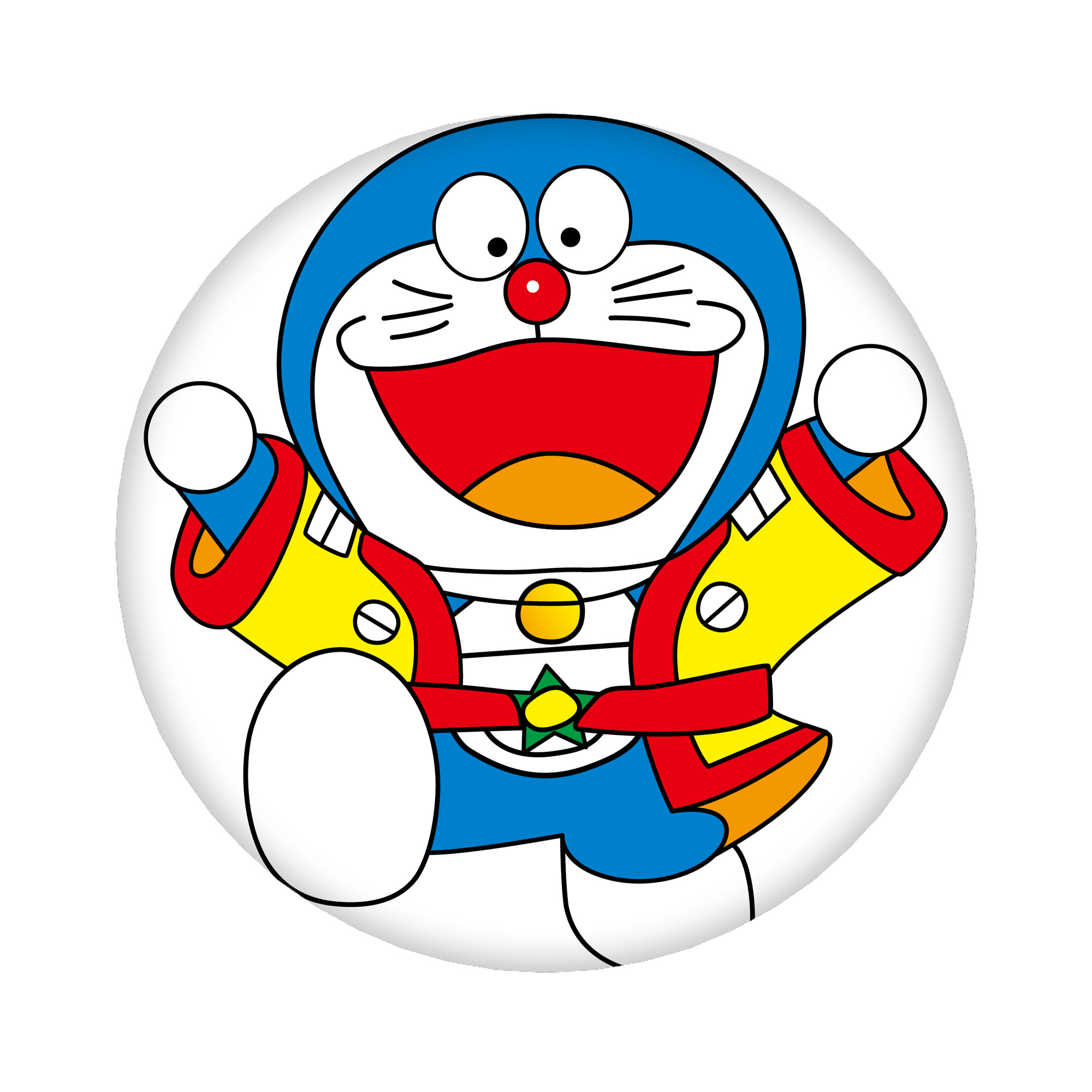 （画像用） ドラえもん Doraemon 6cm 缶バッジ 複数セット