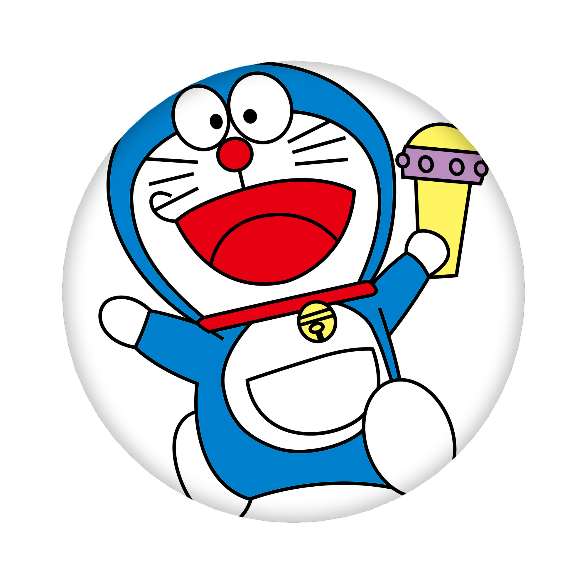 （画像用） ドラえもん Doraemon 6cm 缶バッジ 複数セット