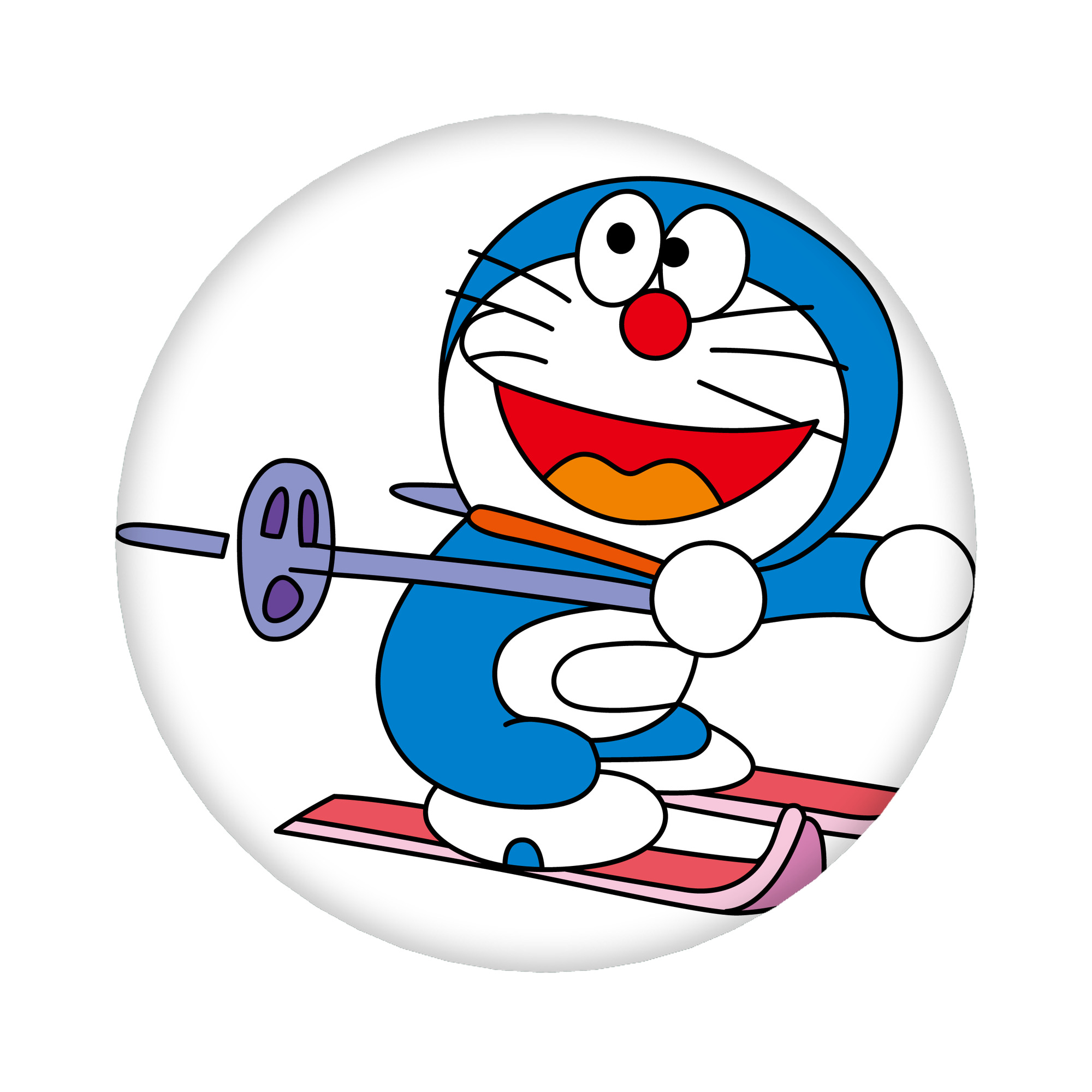 （画像用） ドラえもん Doraemon 6cm 缶バッジ 複数セット
