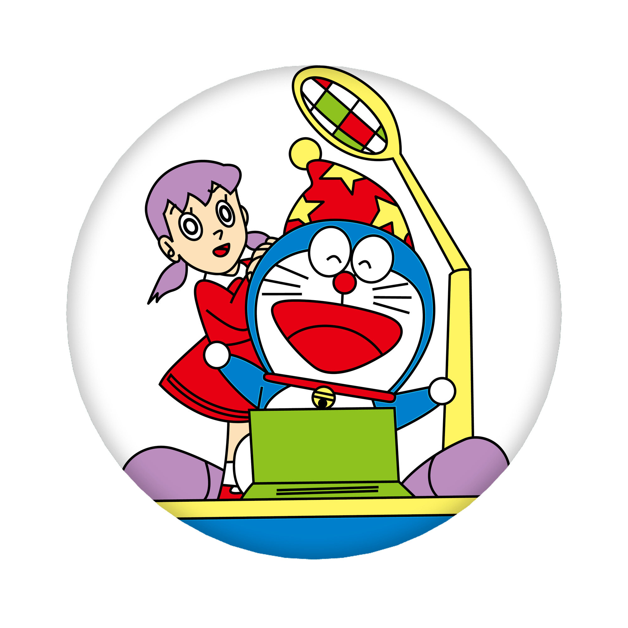 （画像用） ドラえもん みなもと しずか Doraemon Shizuka Minamoto 6cm 缶バッジ 複数セット