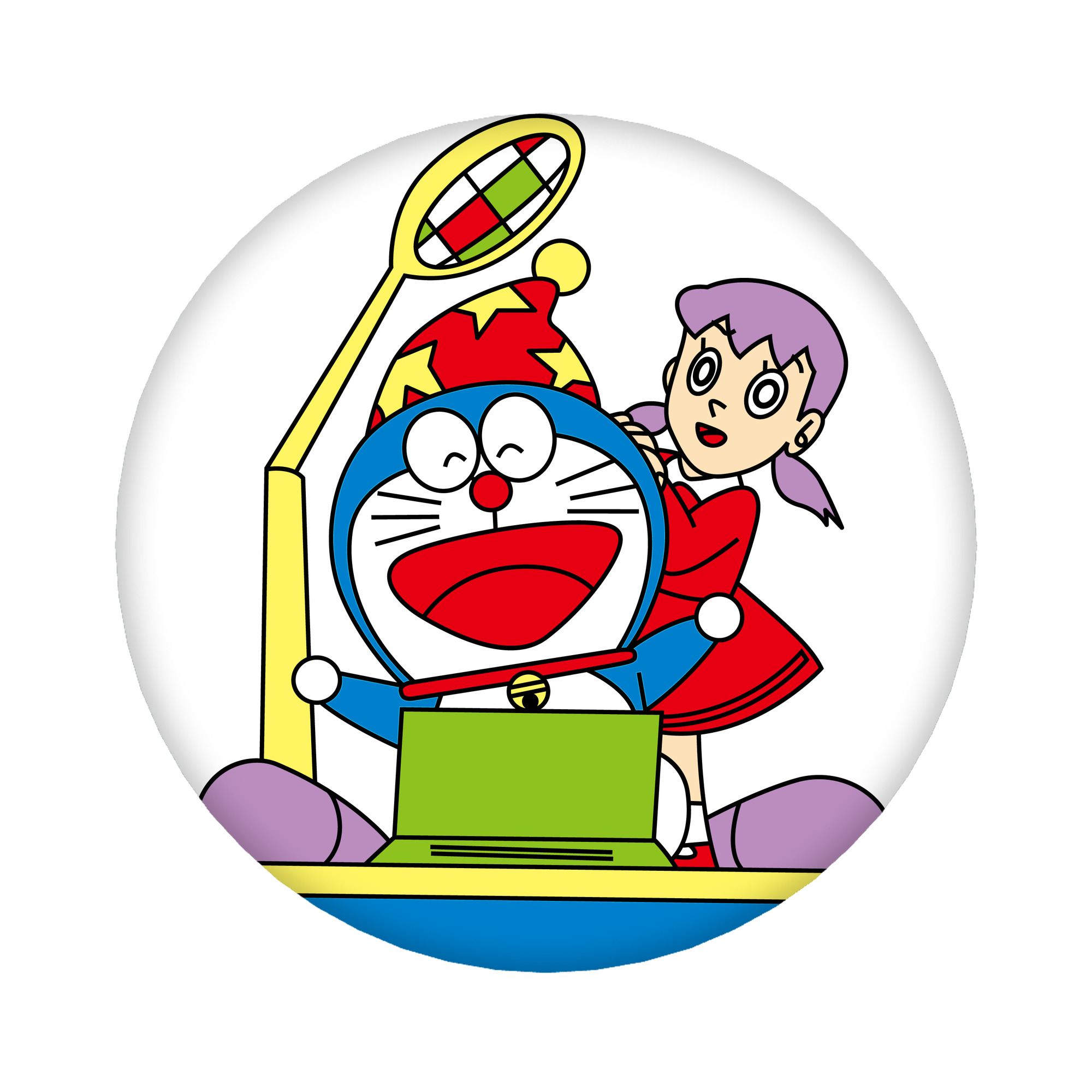 （画像用） ドラえもん みなもと しずか Doraemon Shizuka Minamoto 6cm 缶バッジ 複数セット