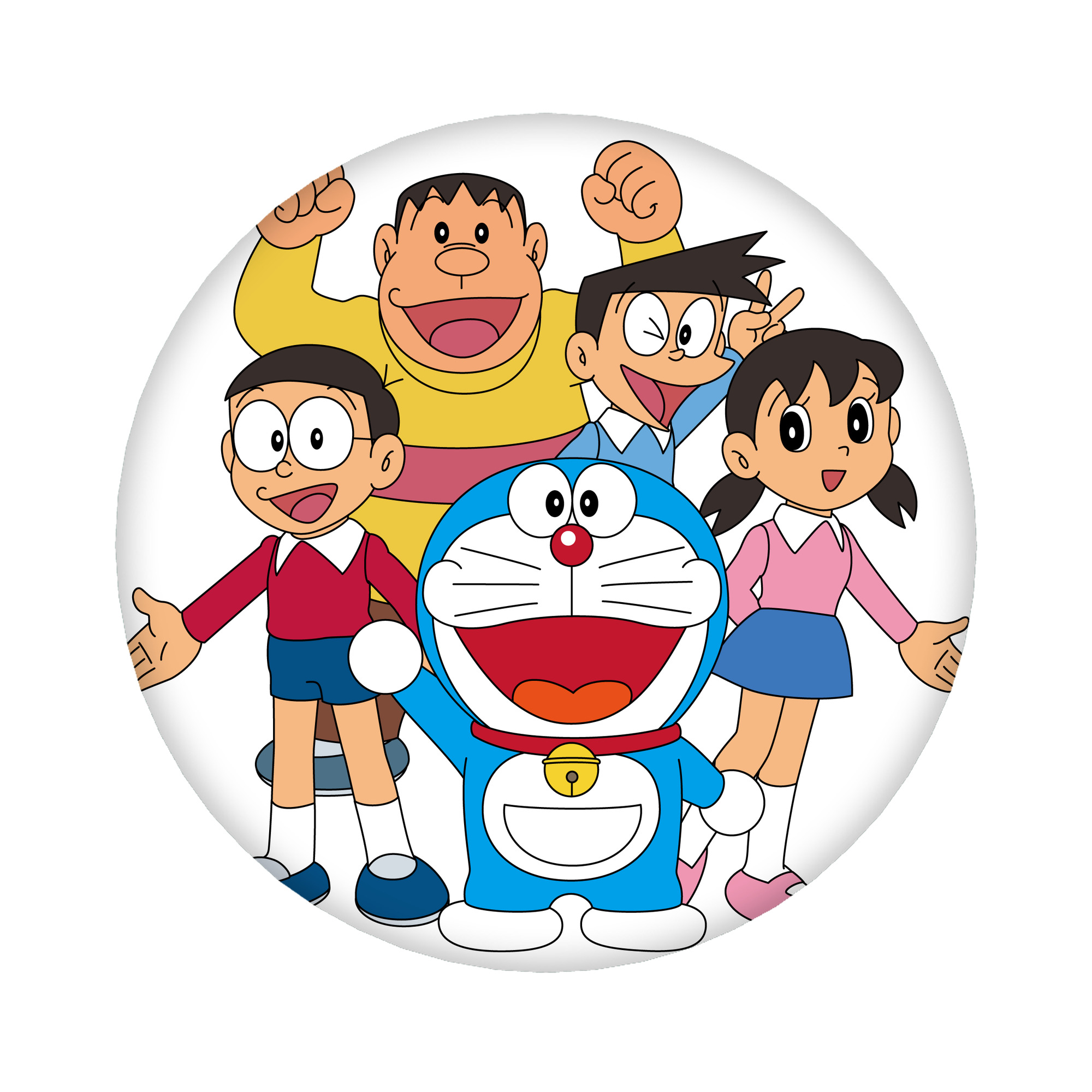 （画像用） ドラえもん 骨川 スネ夫 Doraemon Honekawa Suneo 6cm 缶バッジ 複数セット
