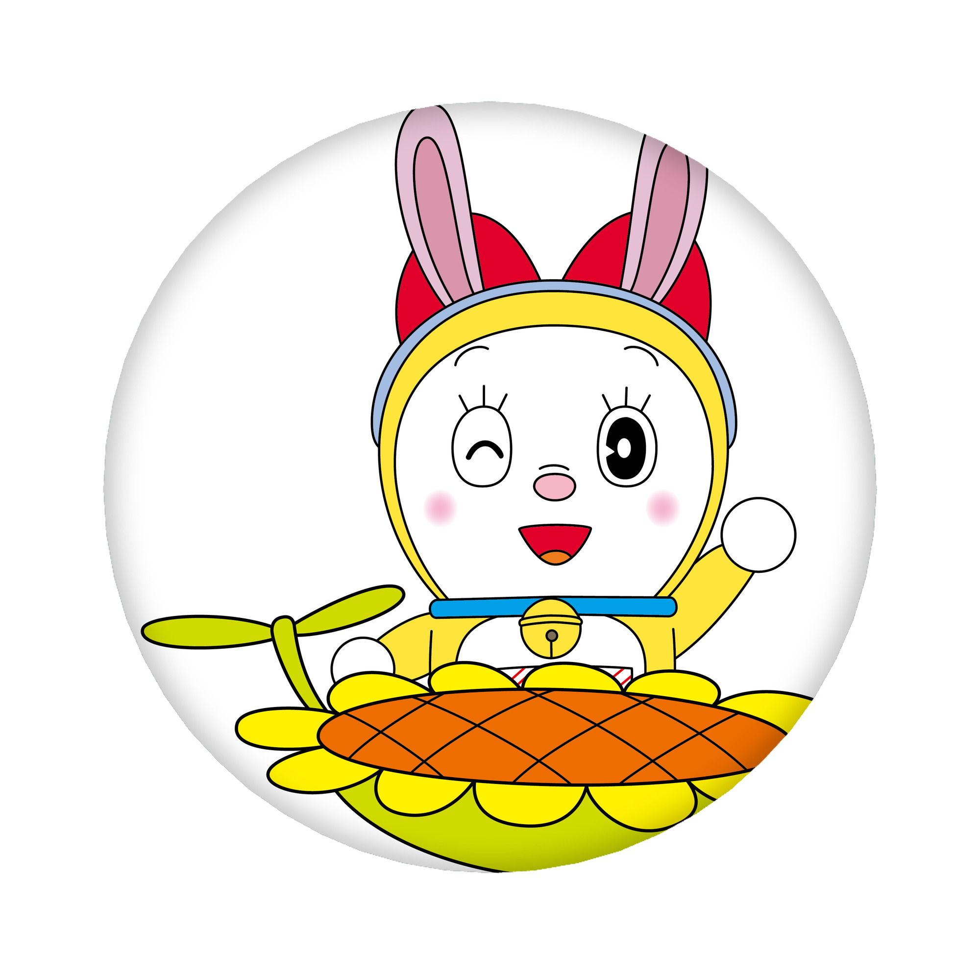 （画像用） ドラえもん ドラミ Doraemon Dorami 6cm 缶バッジ 複数セット