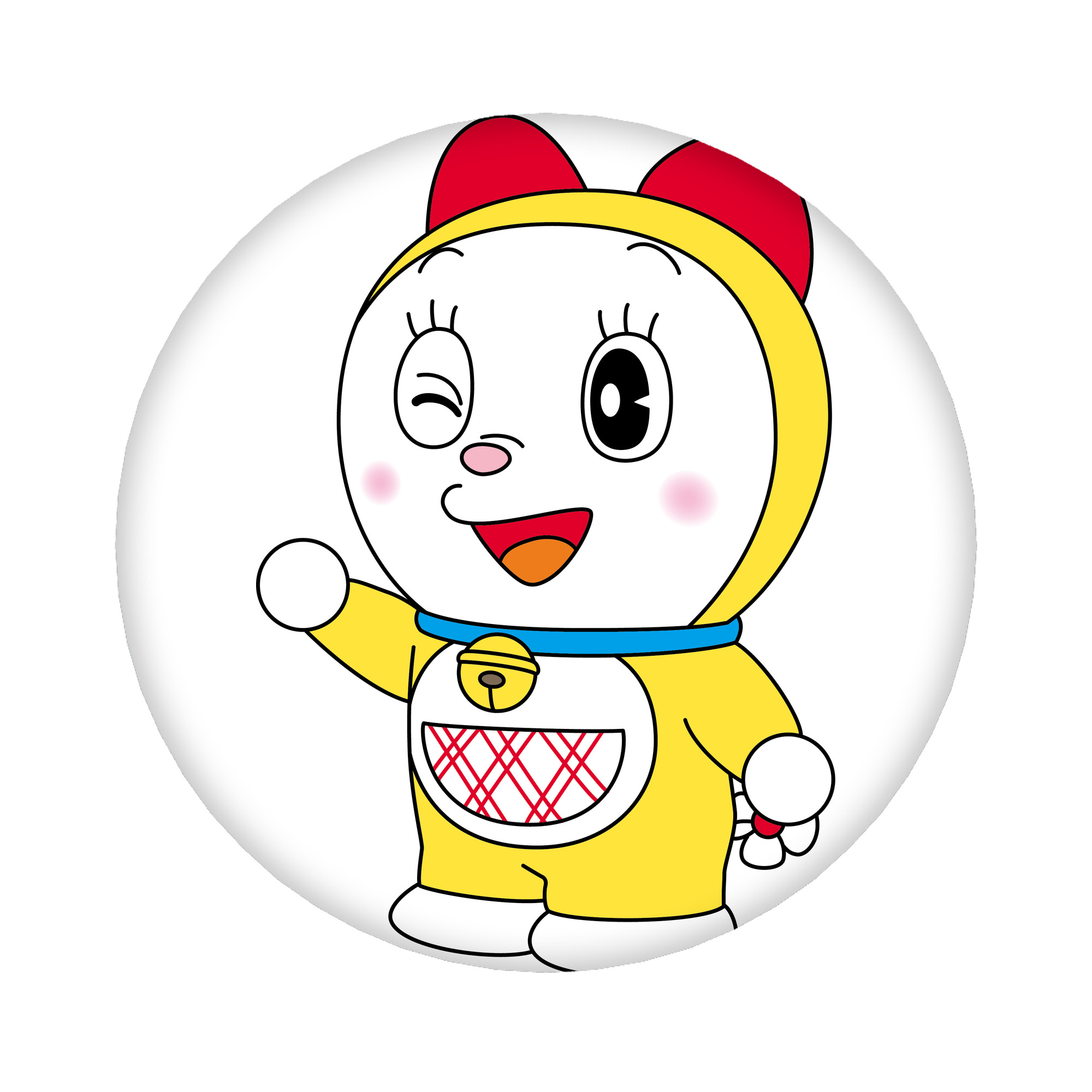 （画像用） ドラえもん ドラミ Doraemon Dorami 6cm 缶バッジ 複数セット