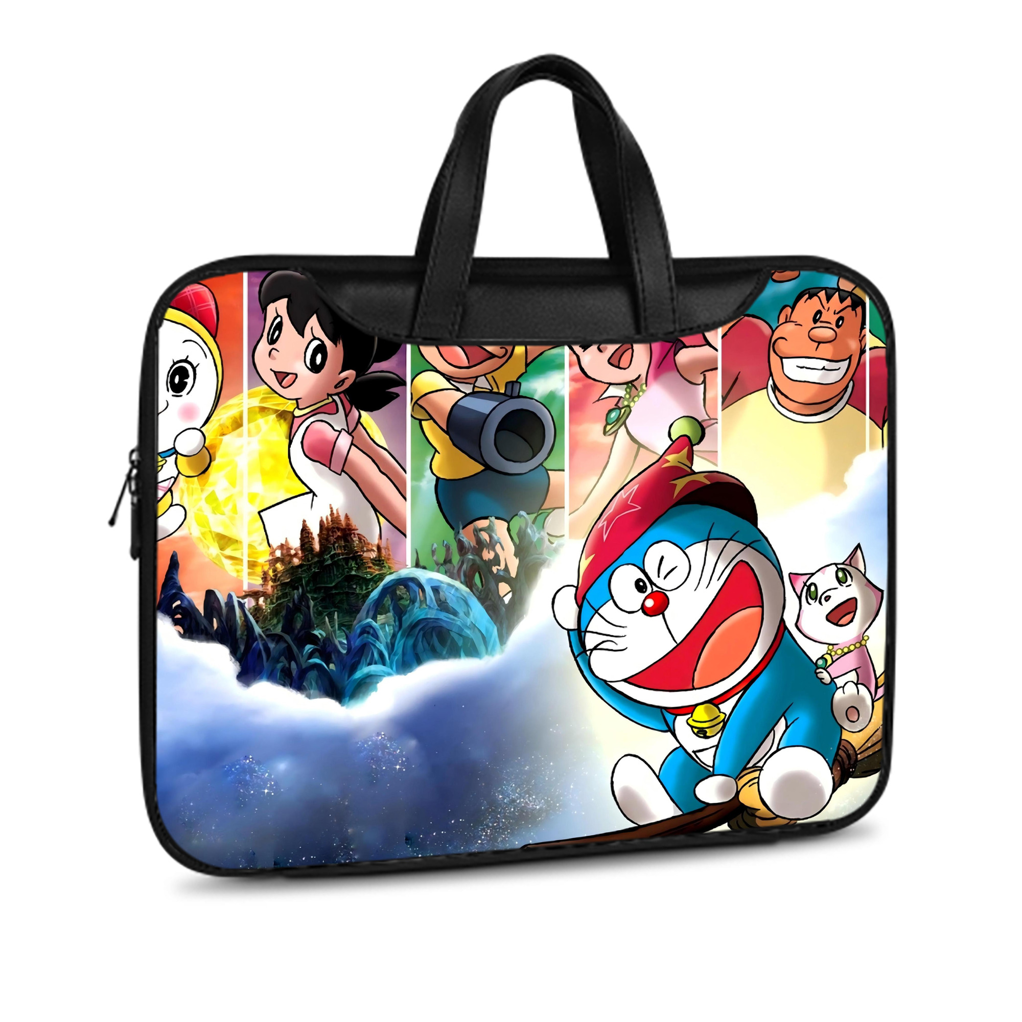 （画像用） ドラえもん Doraemon レザーラップトップバッグ　ノートパソコンケース