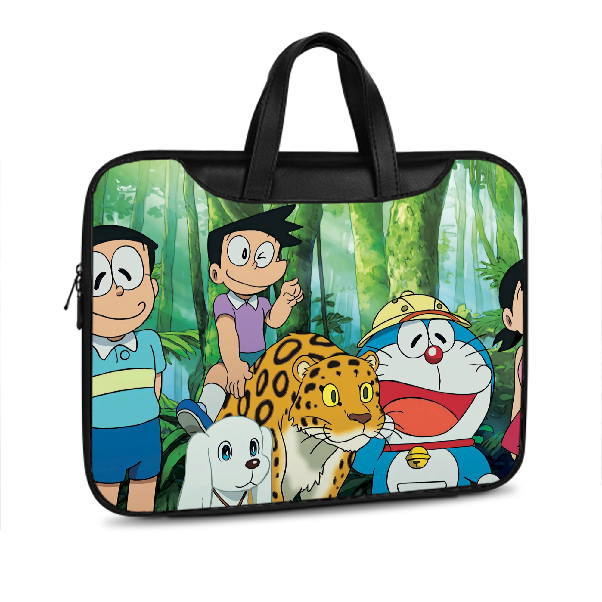 （画像用） ドラえもん Doraemon レザーラップトップバッグ　ノートパソコンケース