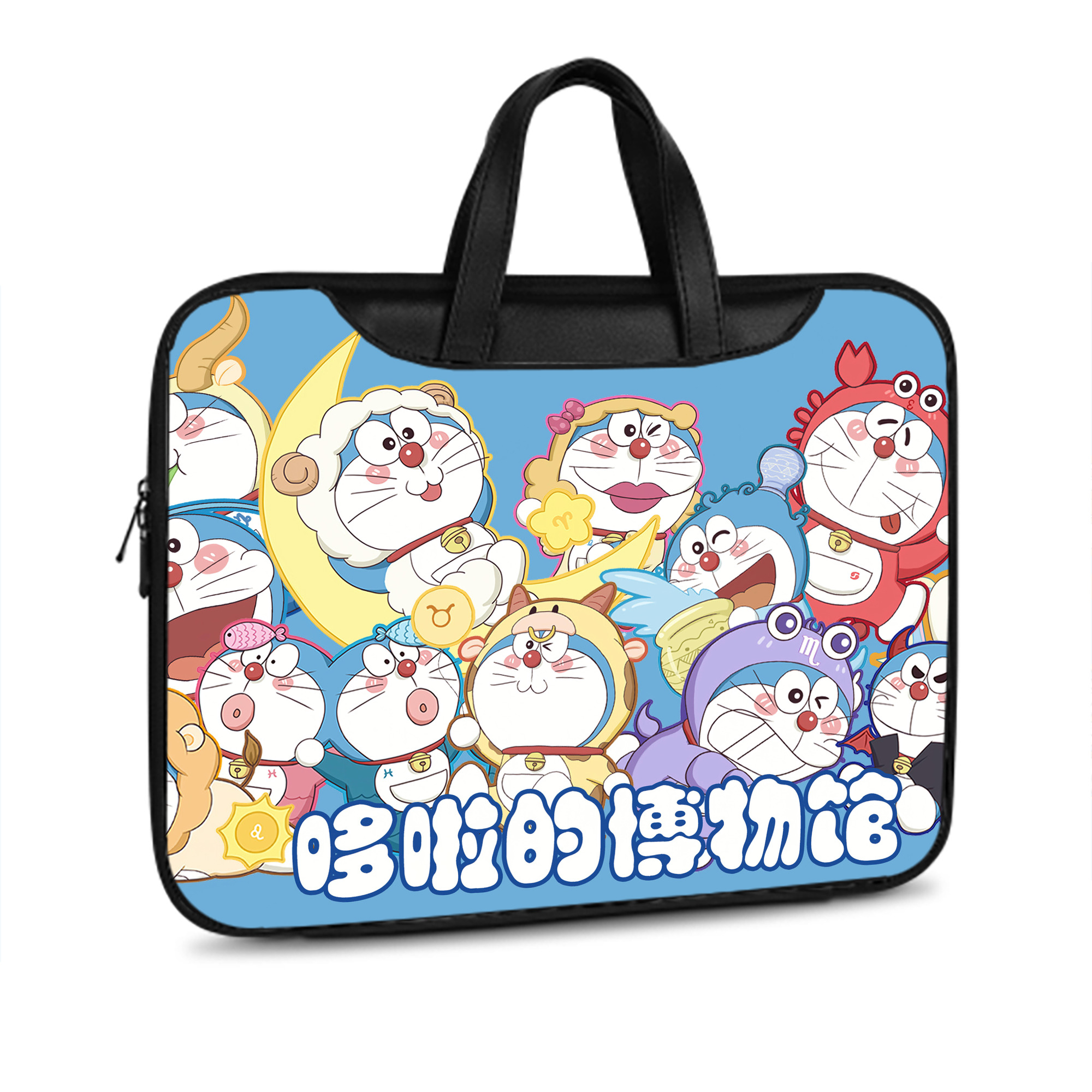 （画像用） ドラえもん Doraemon レザーラップトップバッグ　ノートパソコンケース