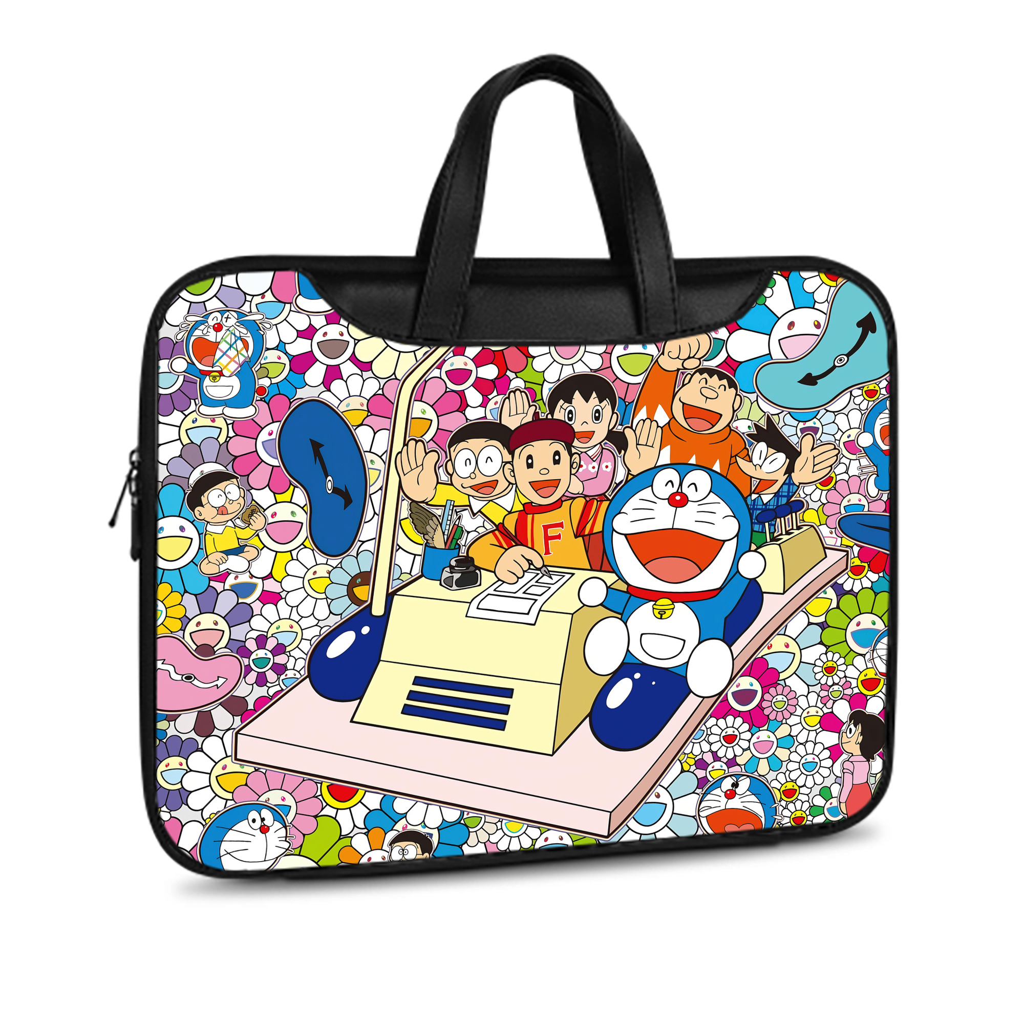 （画像用） ドラえもん Doraemon レザーラップトップバッグ　ノートパソコンケース