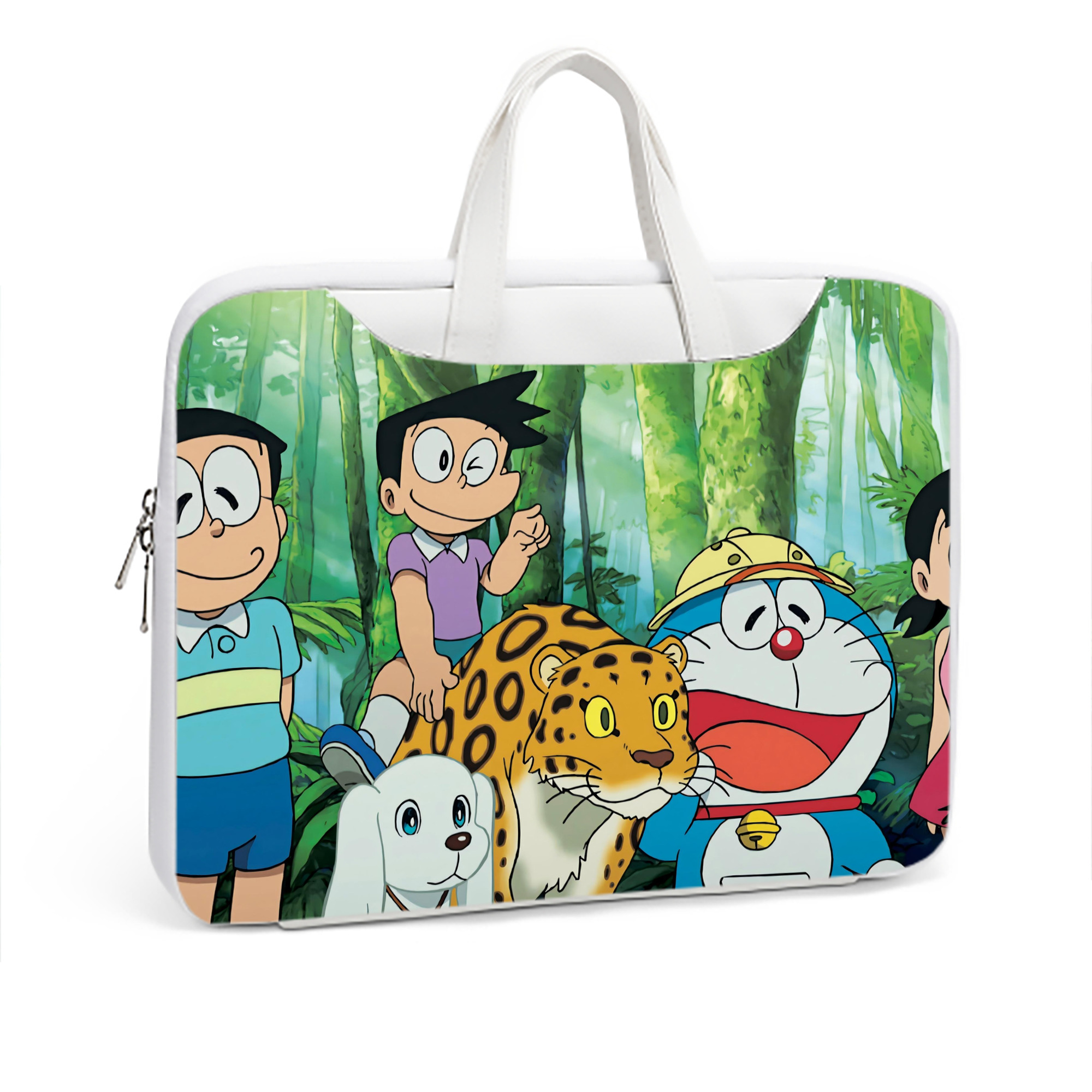 （画像用） ドラえもん Doraemon レザーラップトップバッグ　ノートパソコンケース