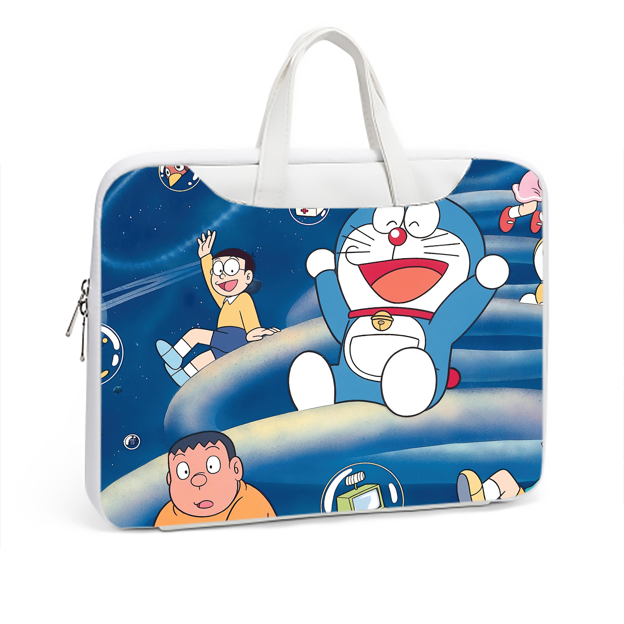 （画像用） ドラえもん Doraemon レザーラップトップバッグ　ノートパソコンケース