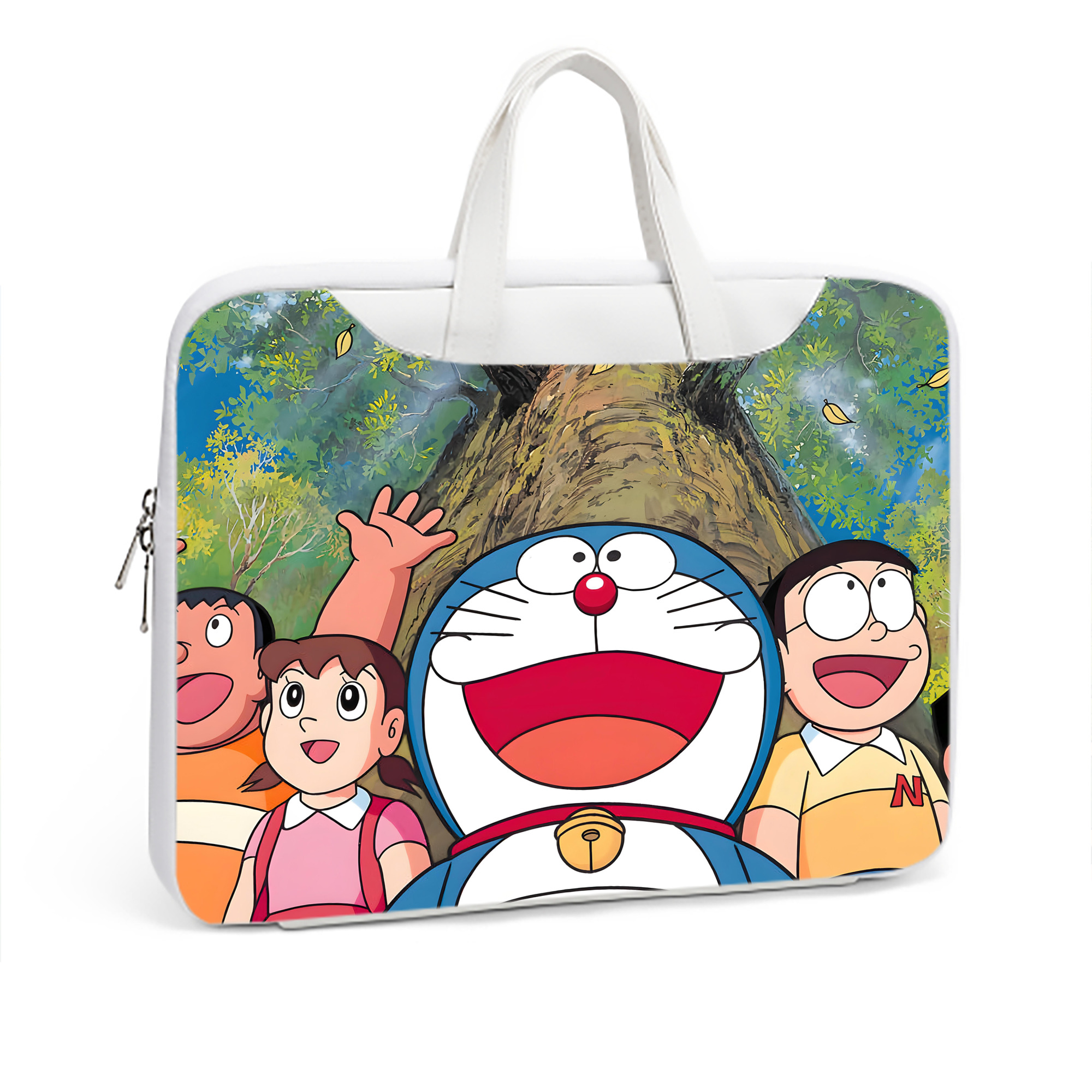 （画像用） ドラえもん Doraemon レザーラップトップバッグ　ノートパソコンケース