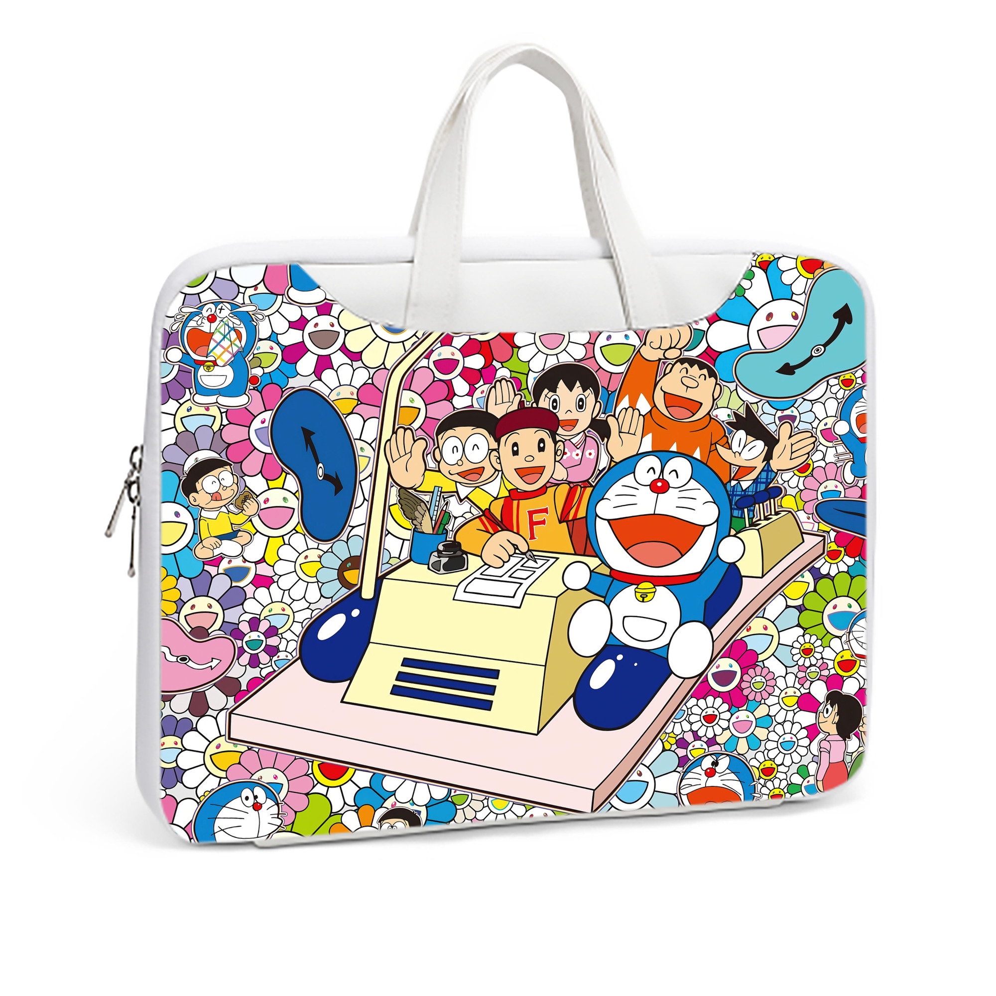 （画像用） ドラえもん Doraemon レザーラップトップバッグ　ノートパソコンケース