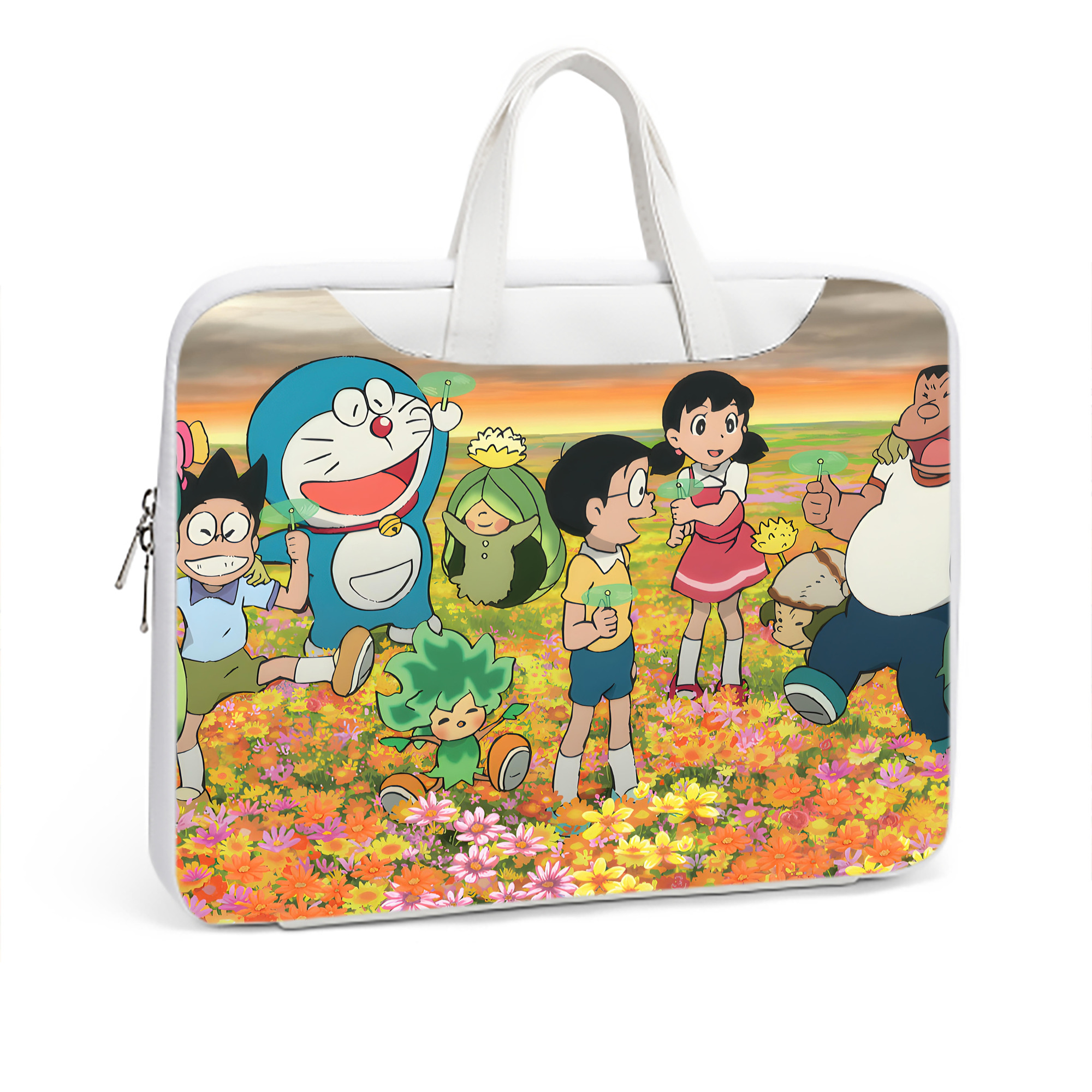 （画像用） ドラえもん Doraemon レザーラップトップバッグ　ノートパソコンケース