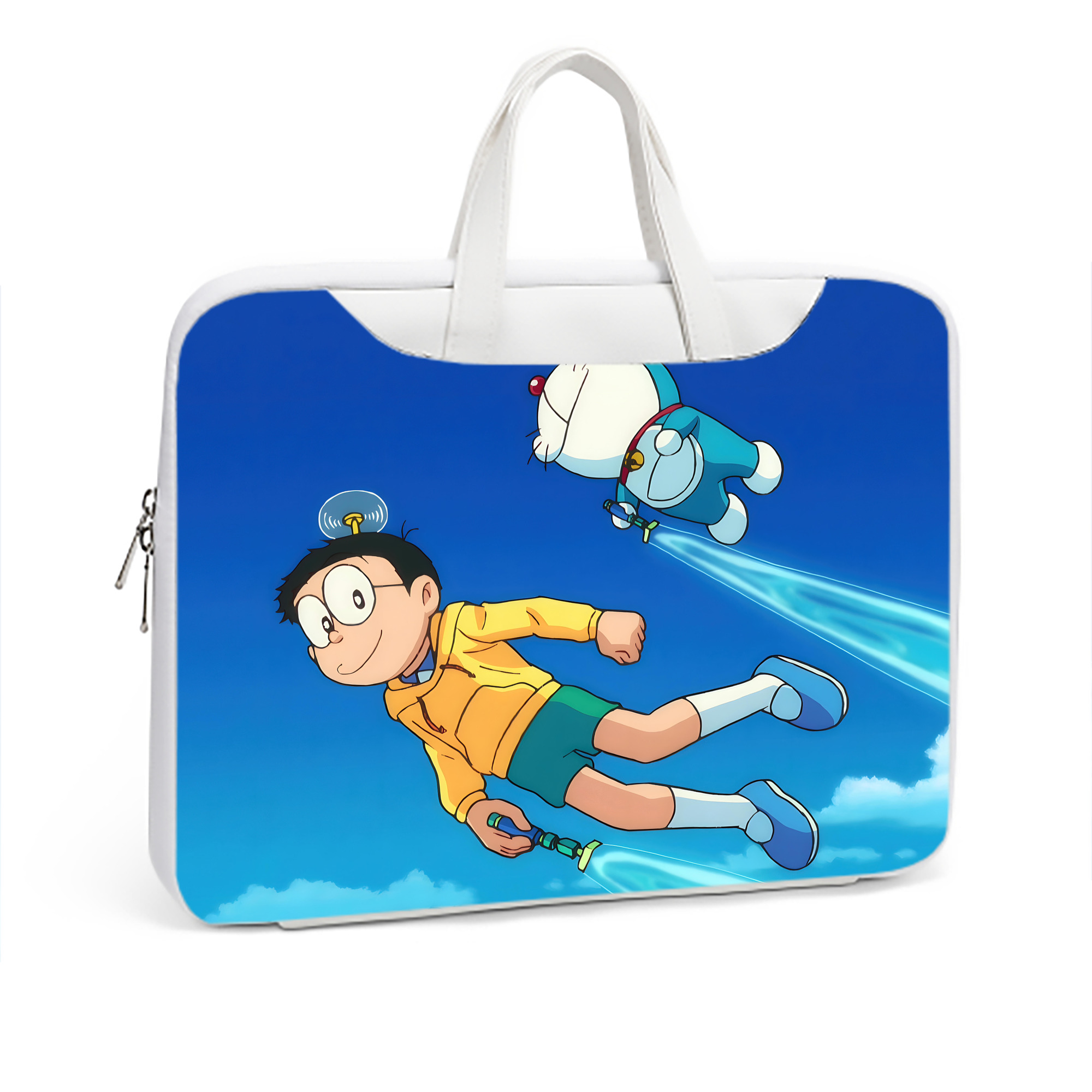 （画像用） ドラえもん Doraemon レザーラップトップバッグ　ノートパソコンケース