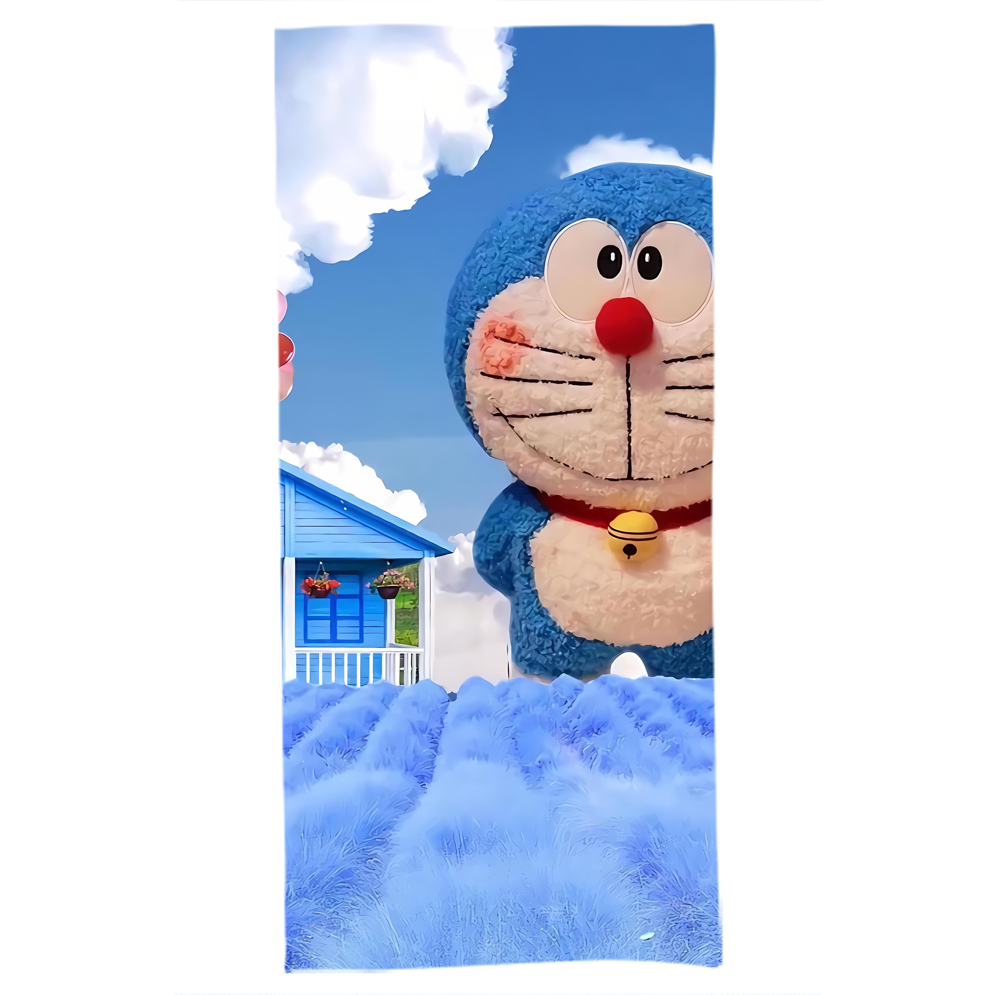 （画像用） ドラえもん Doraemon 大判バスタオル 70×140cm 吸水速乾 柔らかい肌触り