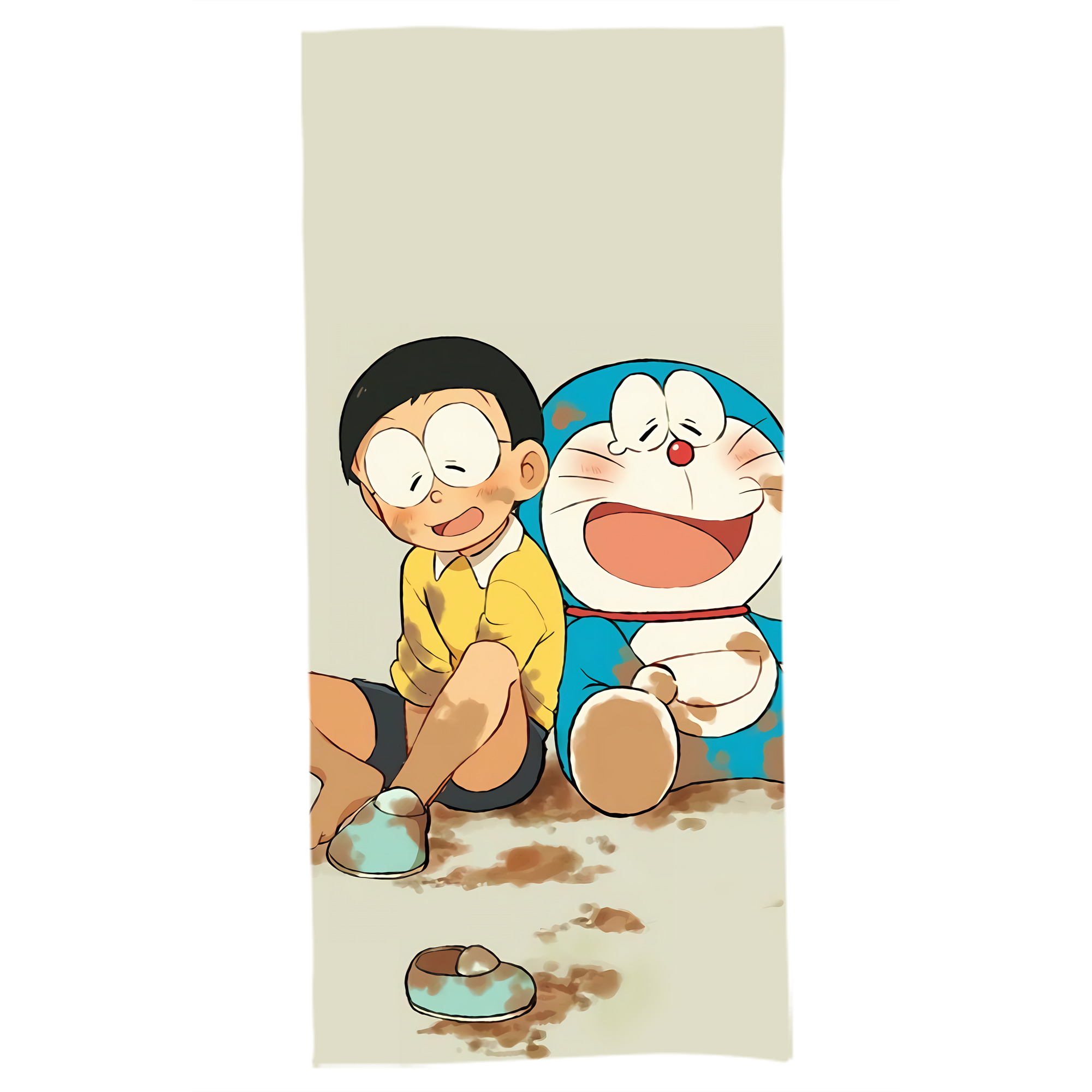 （画像用） ドラえもん Doraemon 大判バスタオル 70×140cm 吸水速乾 柔らかい肌触り