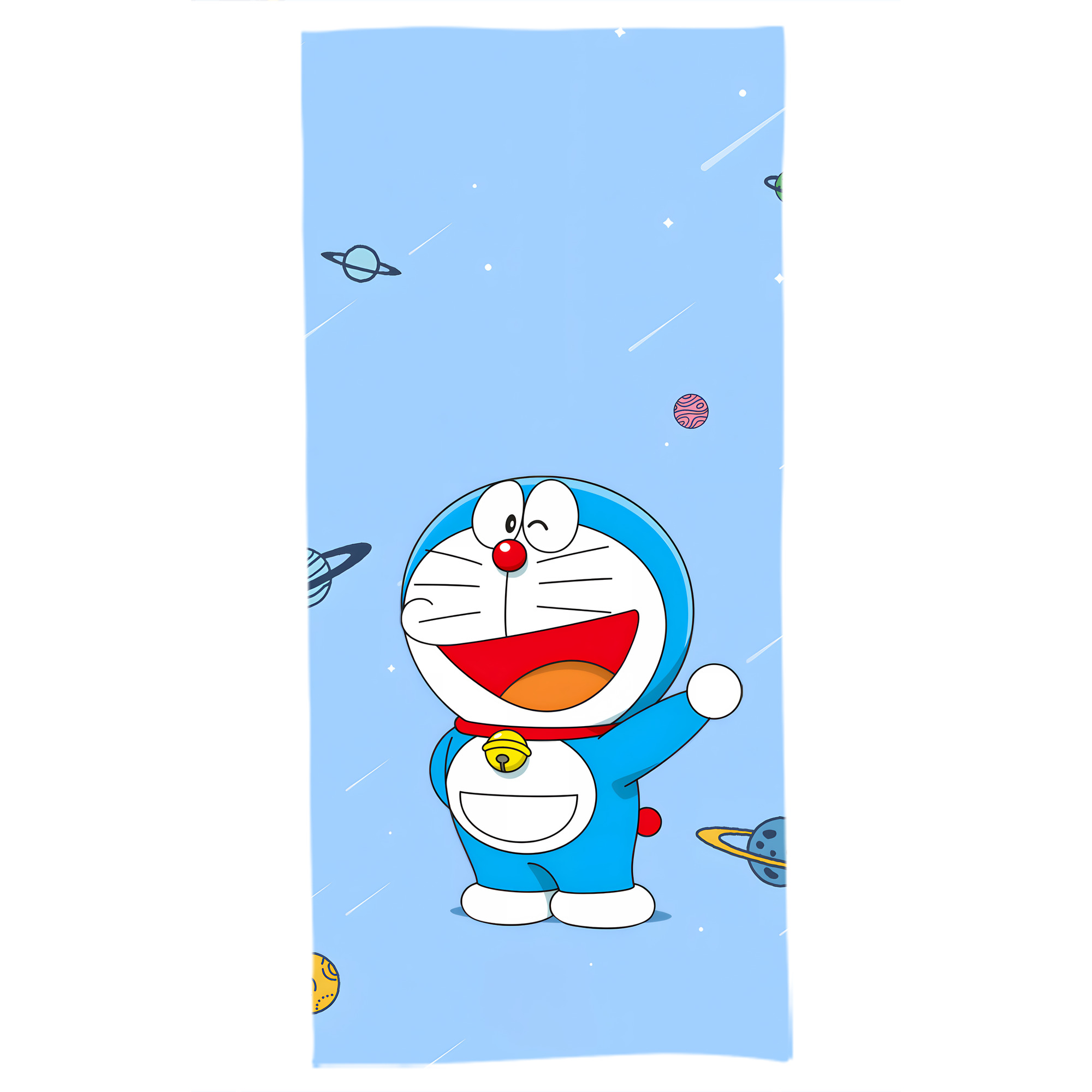 （画像用） ドラえもん Doraemon 大判バスタオル 70×140cm 吸水速乾 柔らかい肌触り