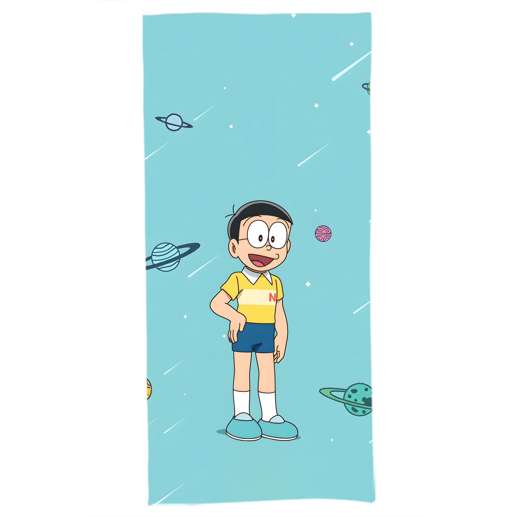 （画像用） ドラえもん Doraemon 大判バスタオル 70×140cm 吸水速乾 柔らかい肌触り
