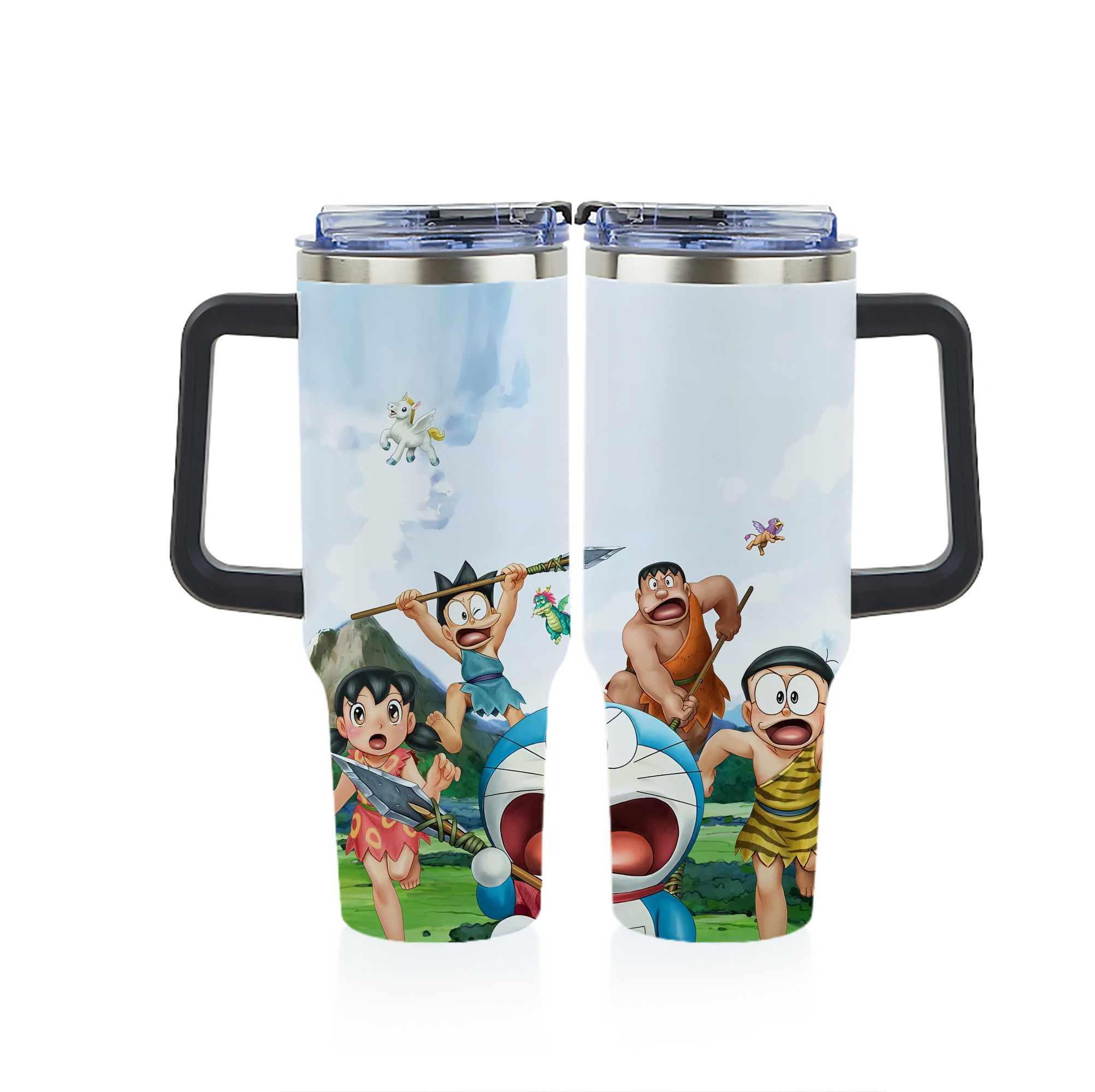 （画像用） ドラえもん Doraemon 1200ｍLフルプリント車用タンブラー