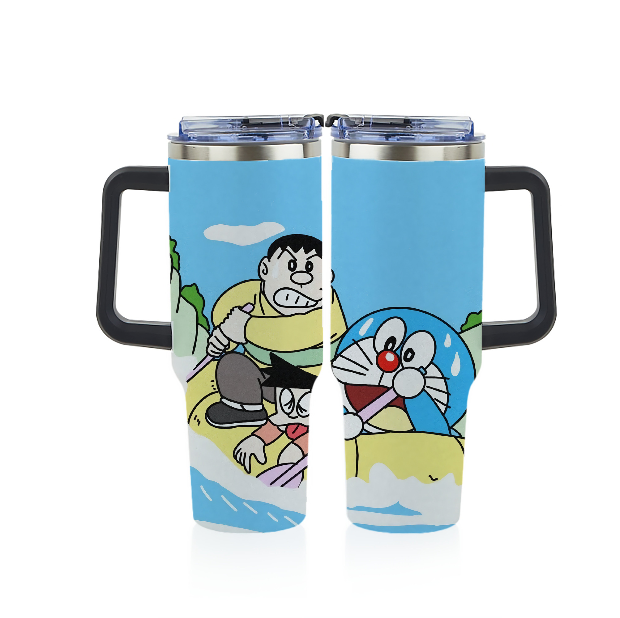 （画像用） ドラえもん Doraemon 1200ｍLフルプリント車用タンブラー