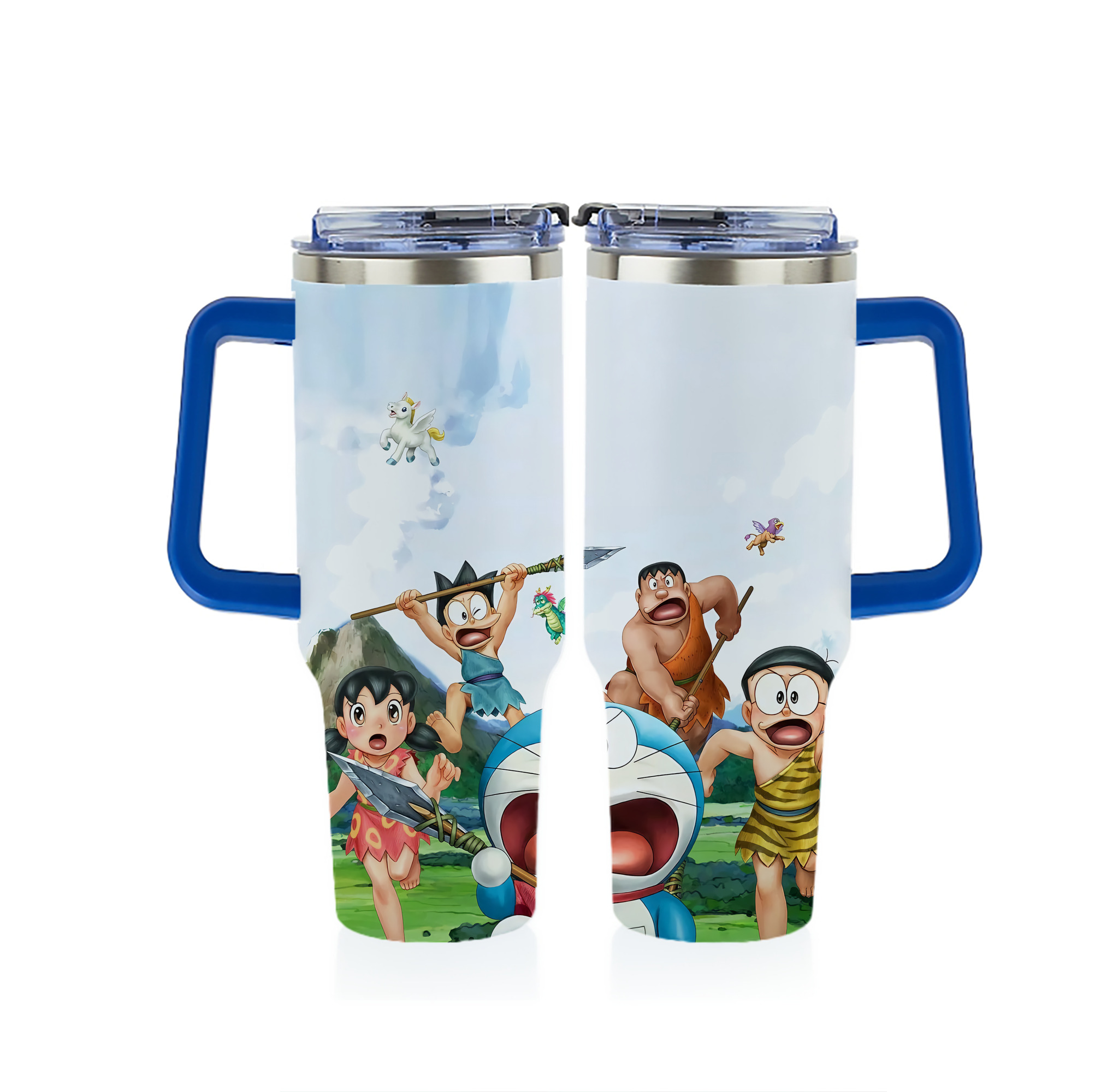 （画像用） ドラえもん Doraemon 1200ｍLフルプリント車用タンブラー