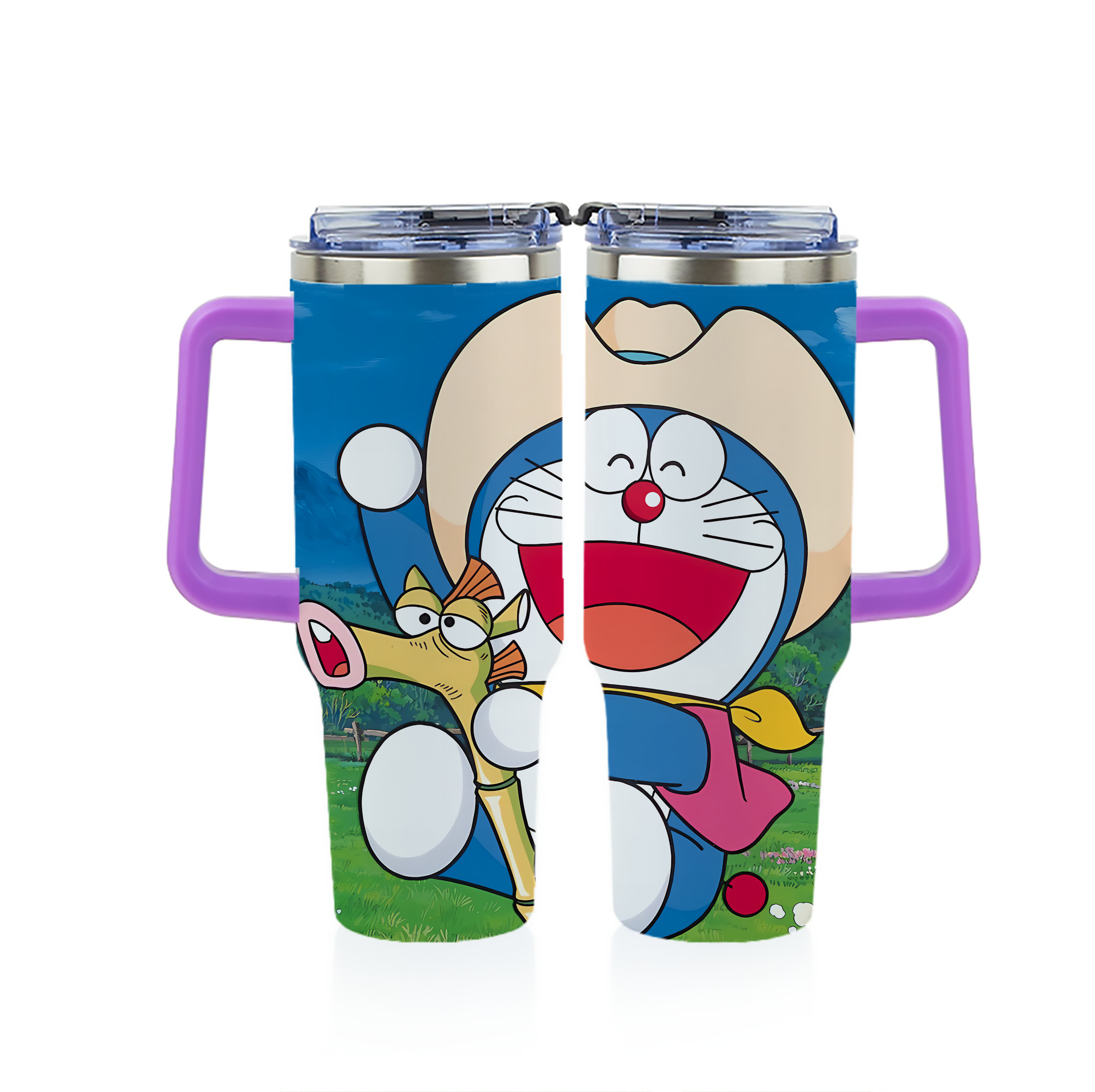 （画像用） ドラえもん Doraemon 1200ｍLフルプリント車用タンブラー