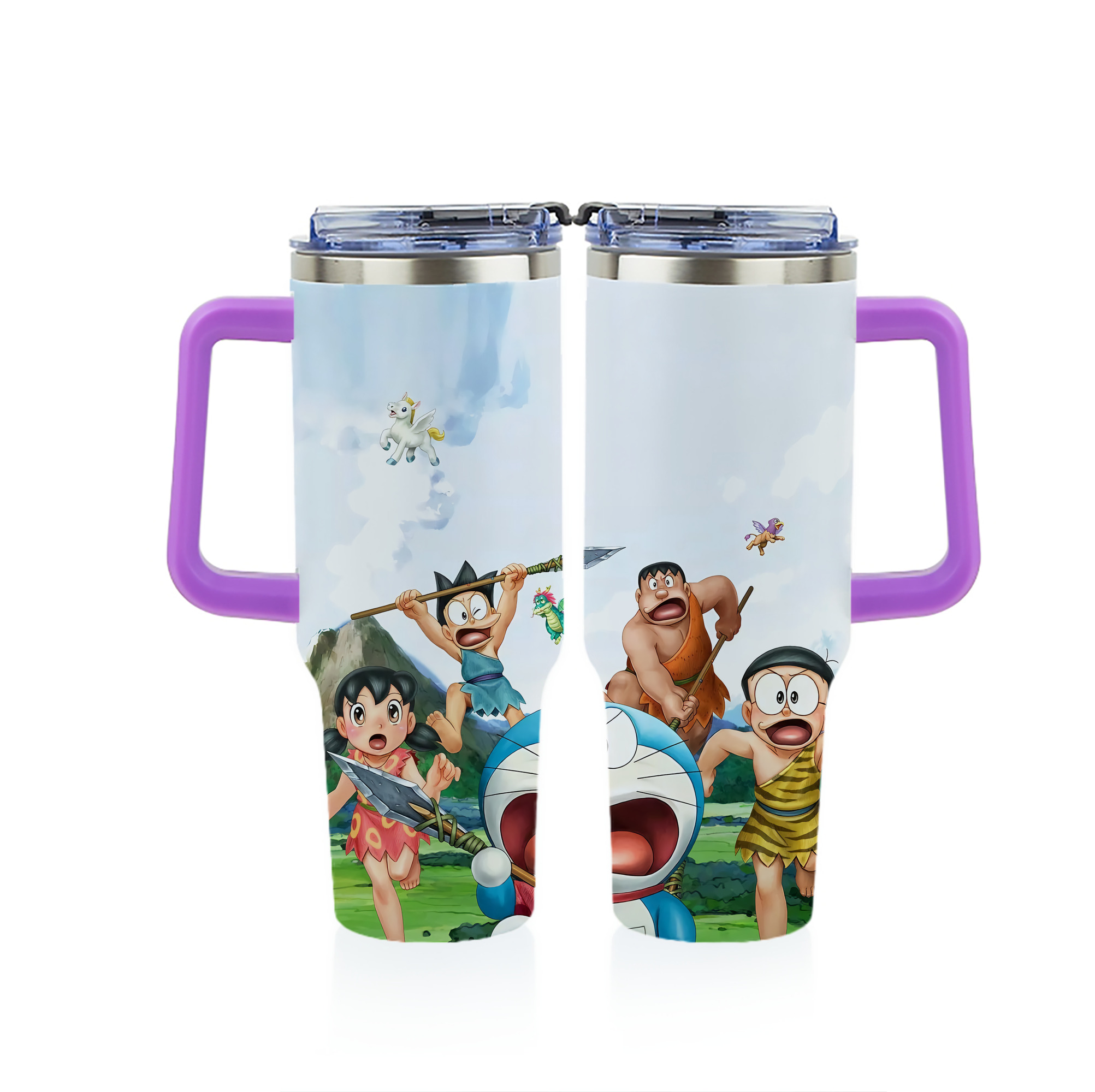 （画像用） ドラえもん Doraemon 1200ｍLフルプリント車用タンブラー