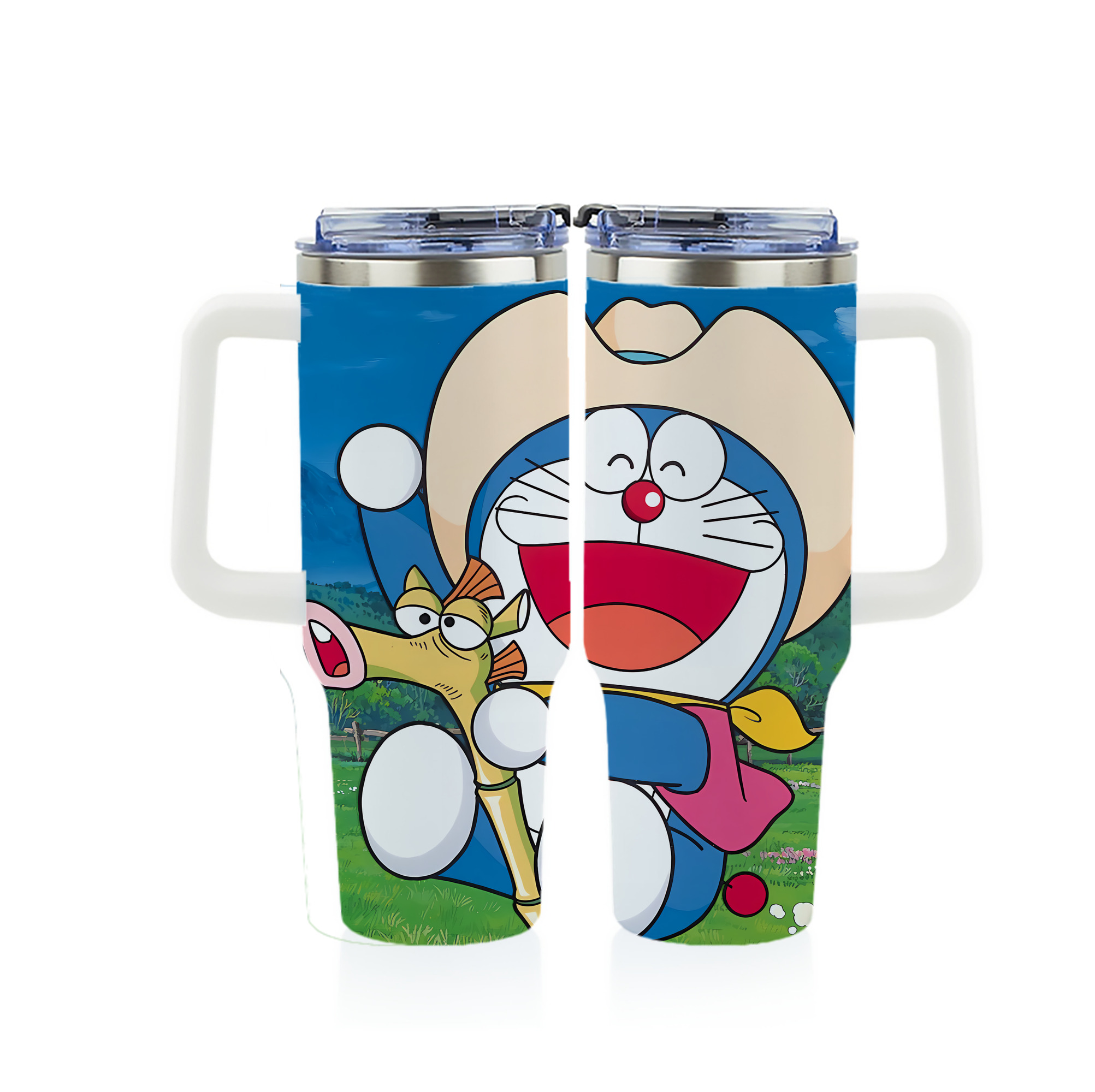 （画像用） ドラえもん Doraemon 1200ｍLフルプリント車用タンブラー