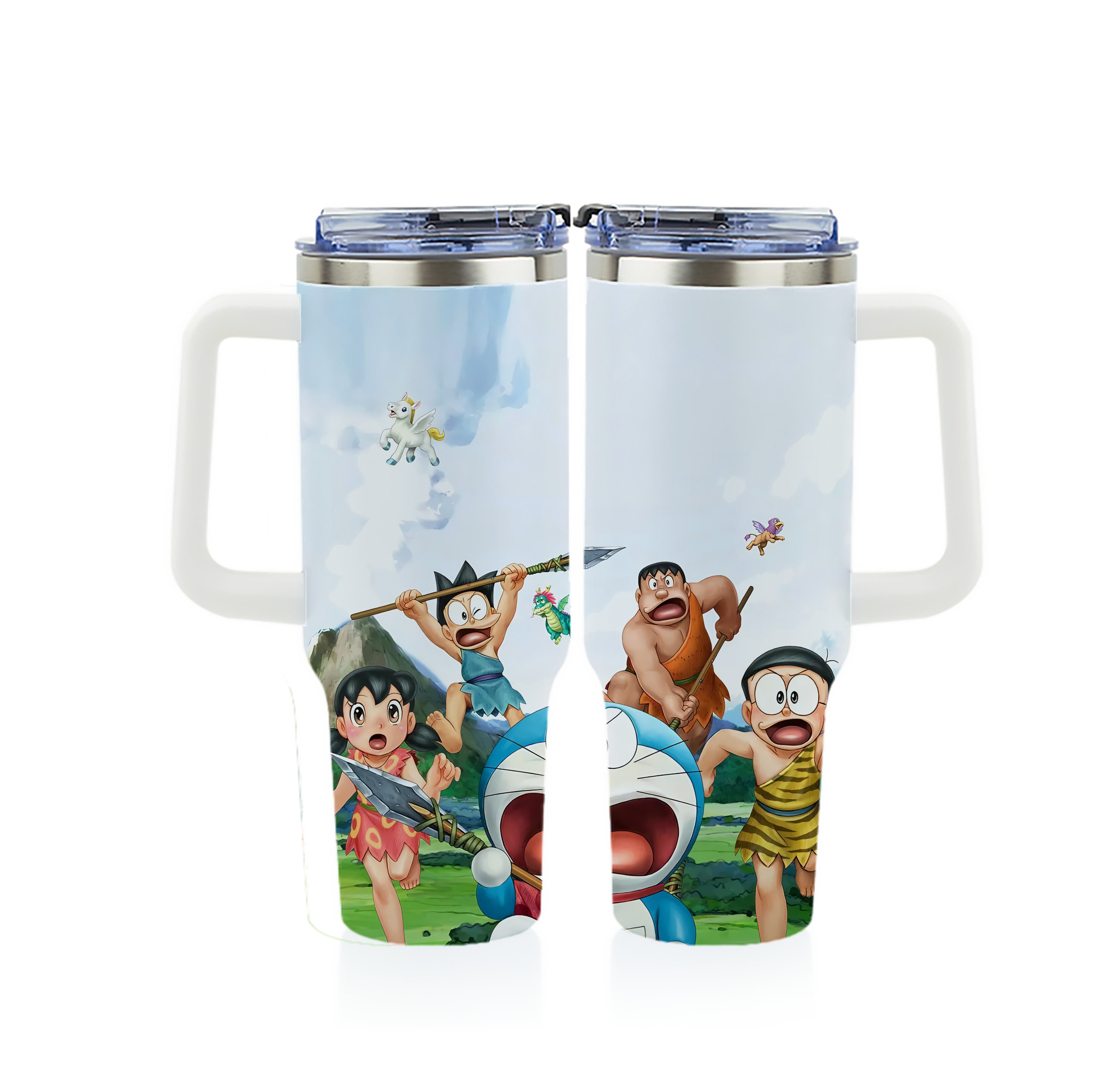 （画像用） ドラえもん Doraemon 1200ｍLフルプリント車用タンブラー