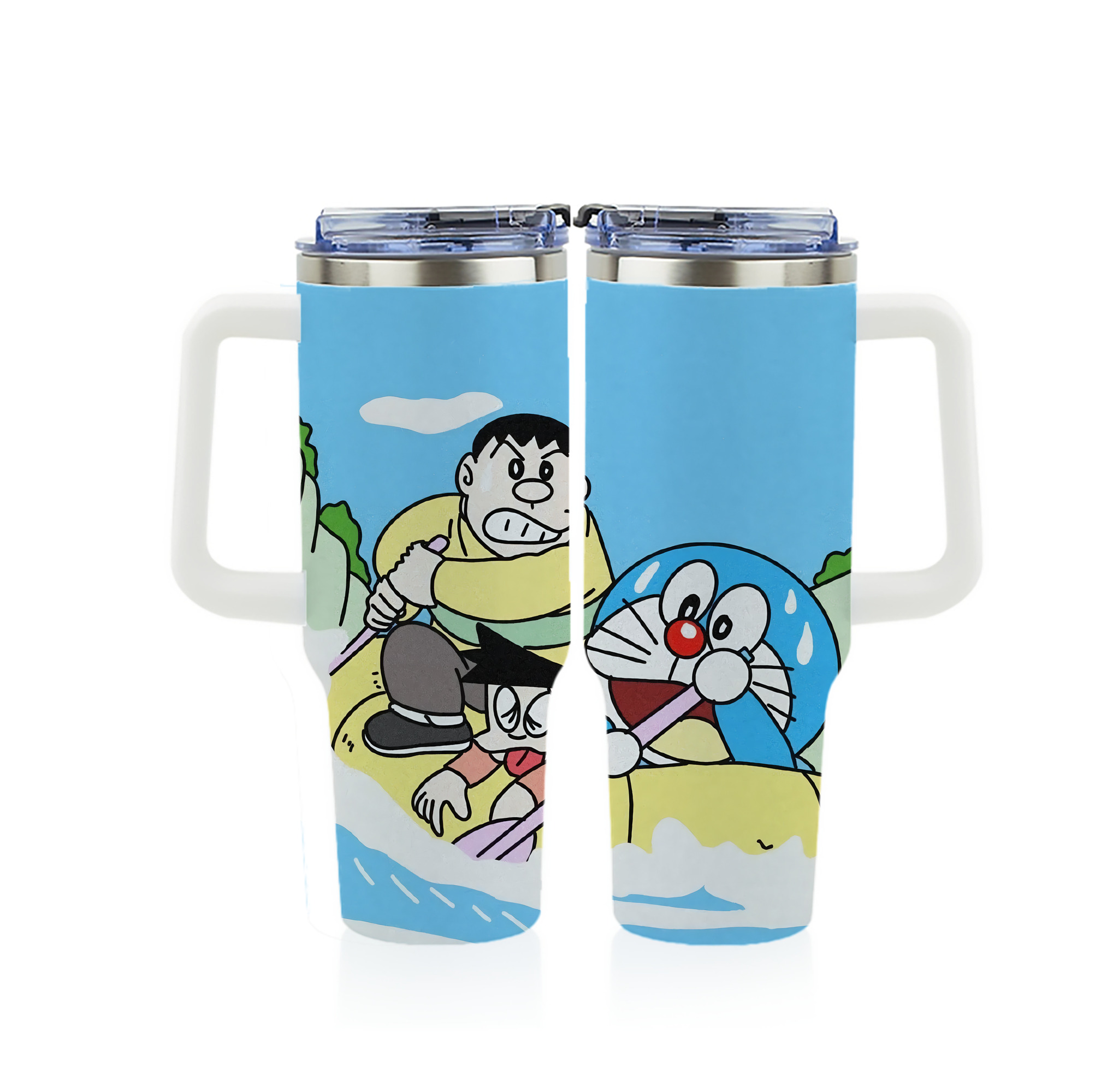 （画像用） ドラえもん Doraemon 1200ｍLフルプリント車用タンブラー